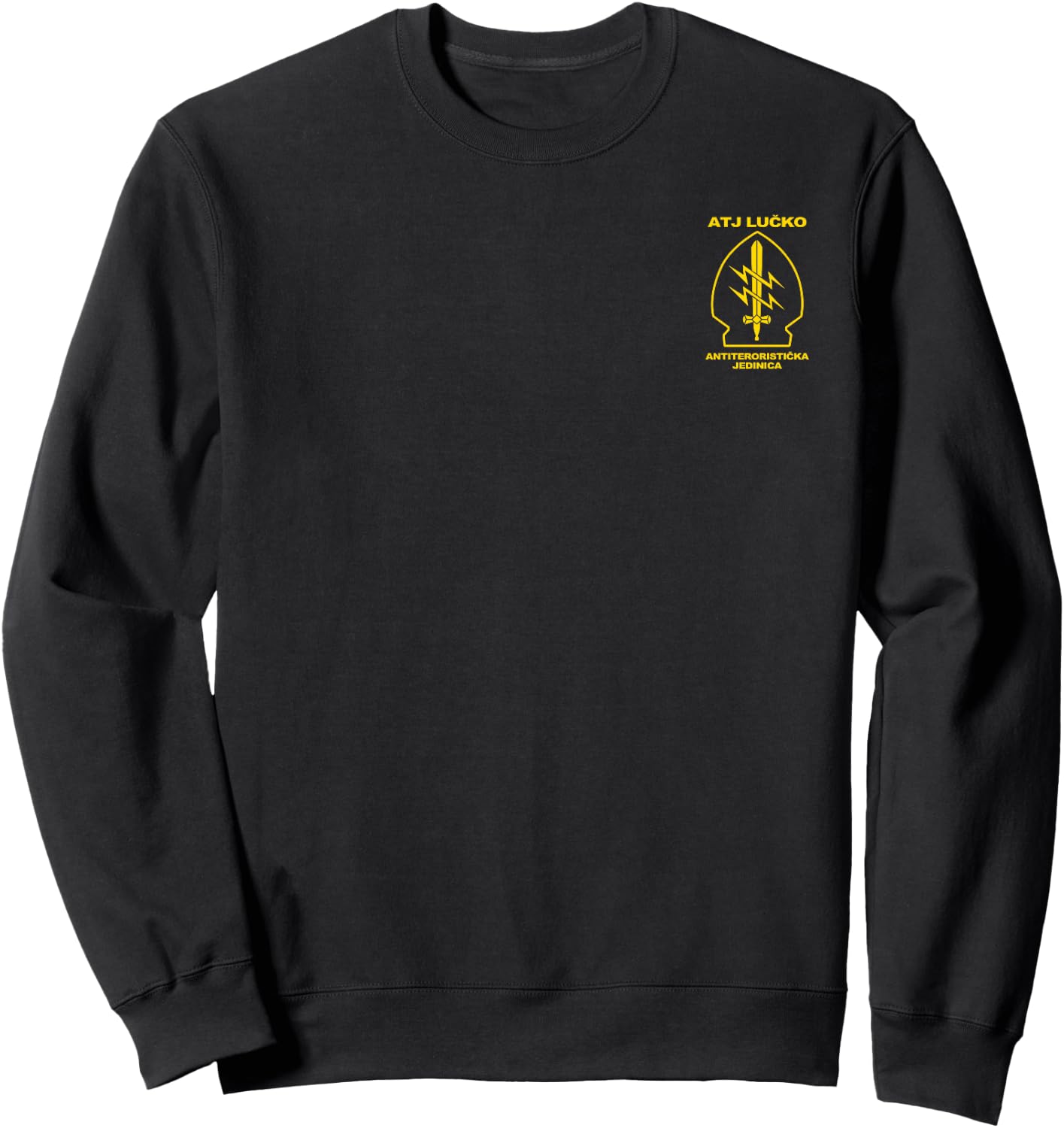 Croatian Police ATJ LUCKO Specijalna Policija Sweatshirt - Sweatshirt | Black