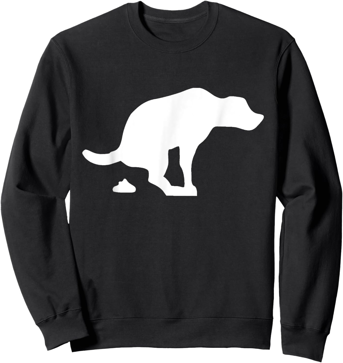 Dog Poop Lover Puppy Funny Sweatshirt - Sweatshirt | Black