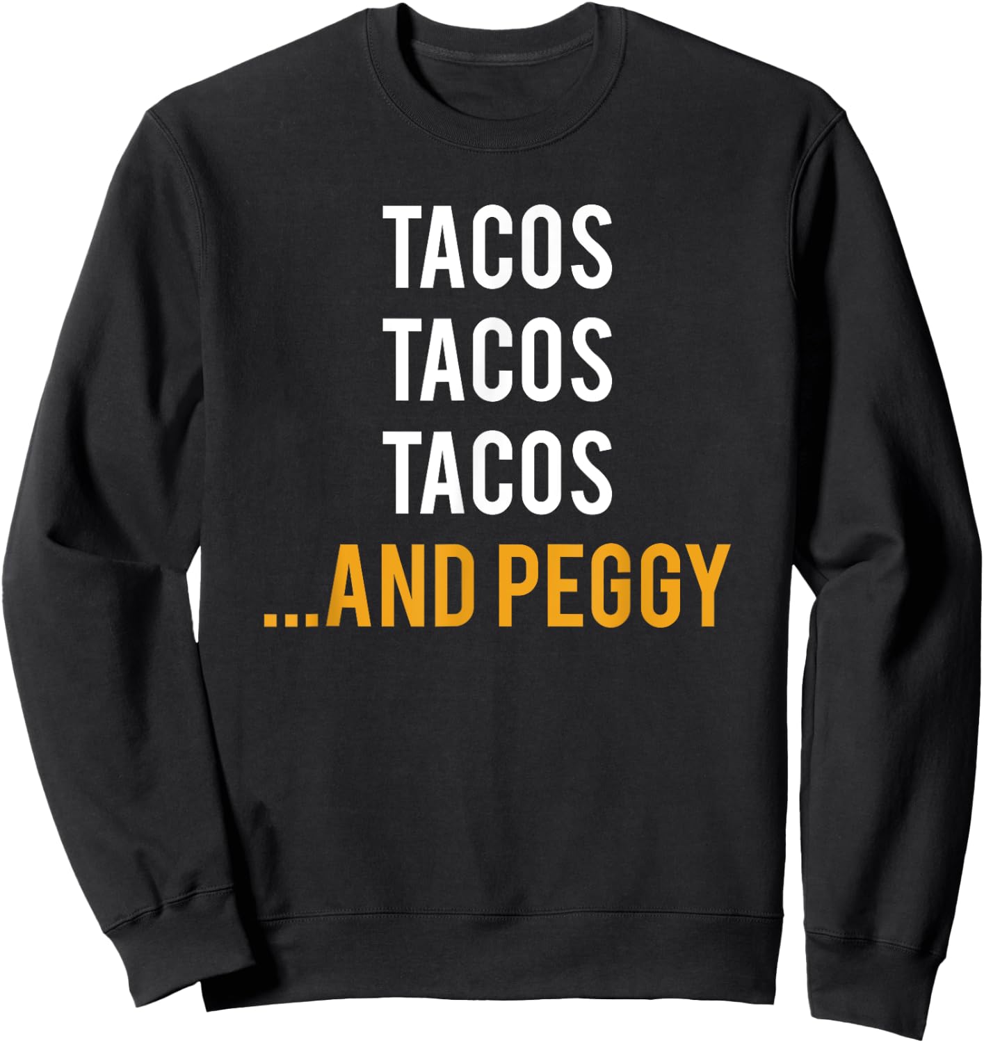 Funny Tacos Vintage Alexander Hamilton And Peggy Shirt Sweatshirt - Sweatshirt | Black