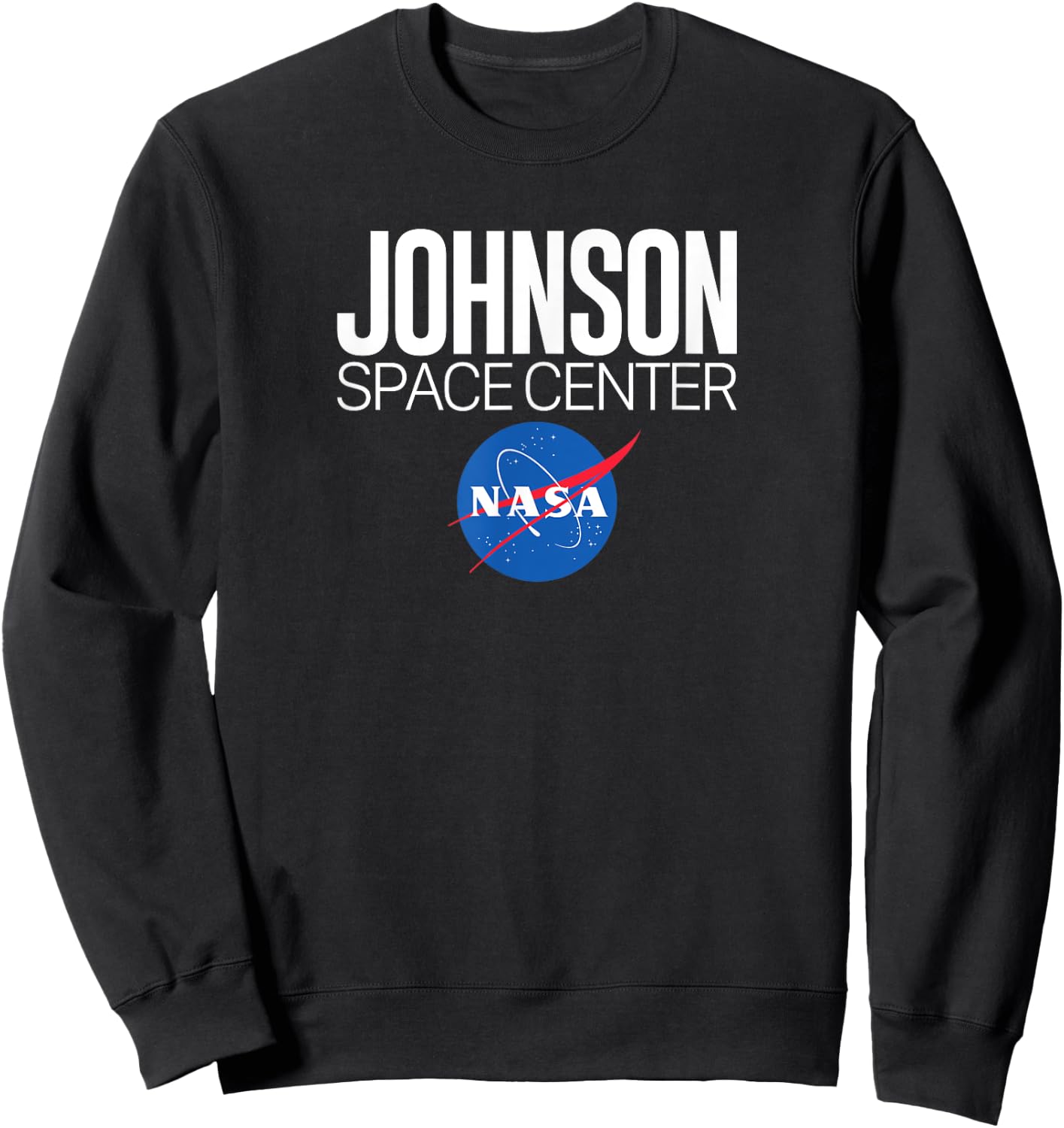 Johnson Space Center Houston 2 - NASA Space Sweatshirt - Sweatshirt | Black
