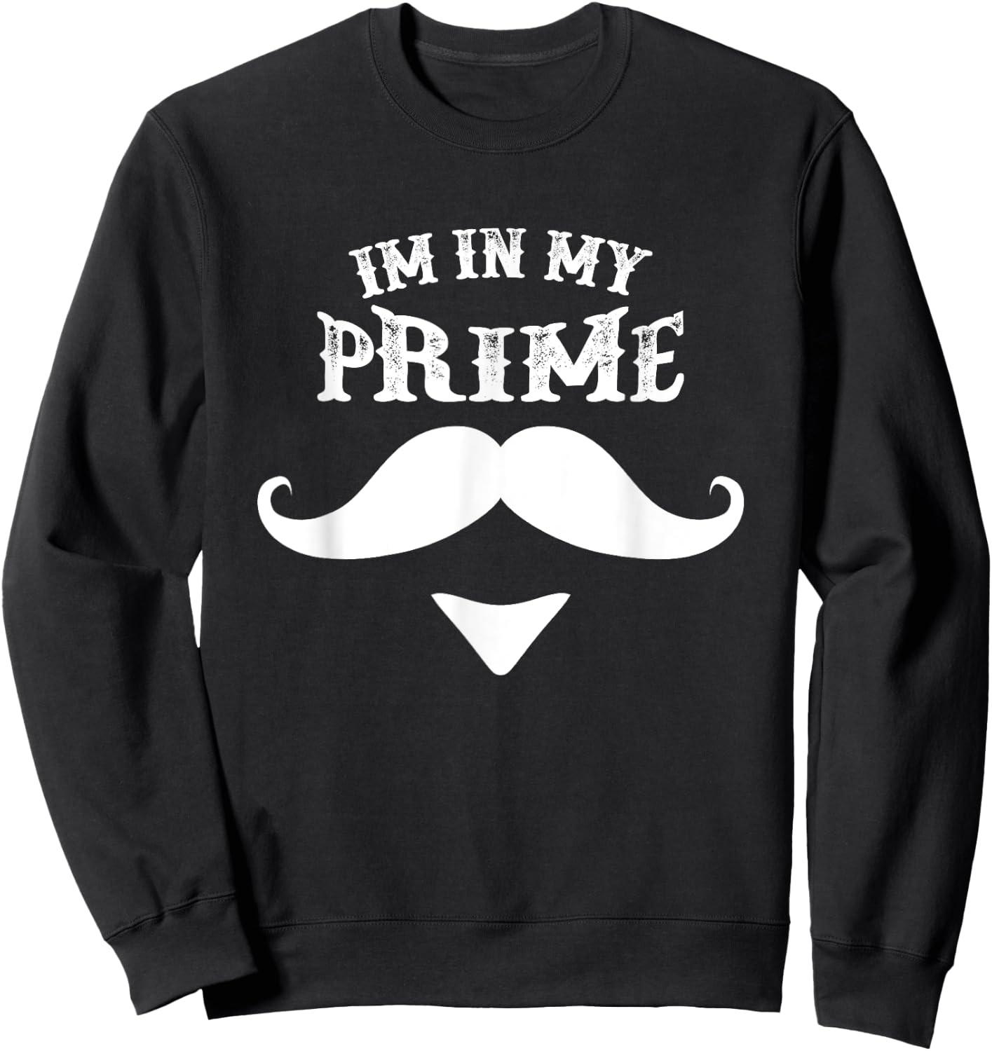 I'm on my Prime Western Doc Holiday with Moustache Sweatshirt - Sweatshirt | Black