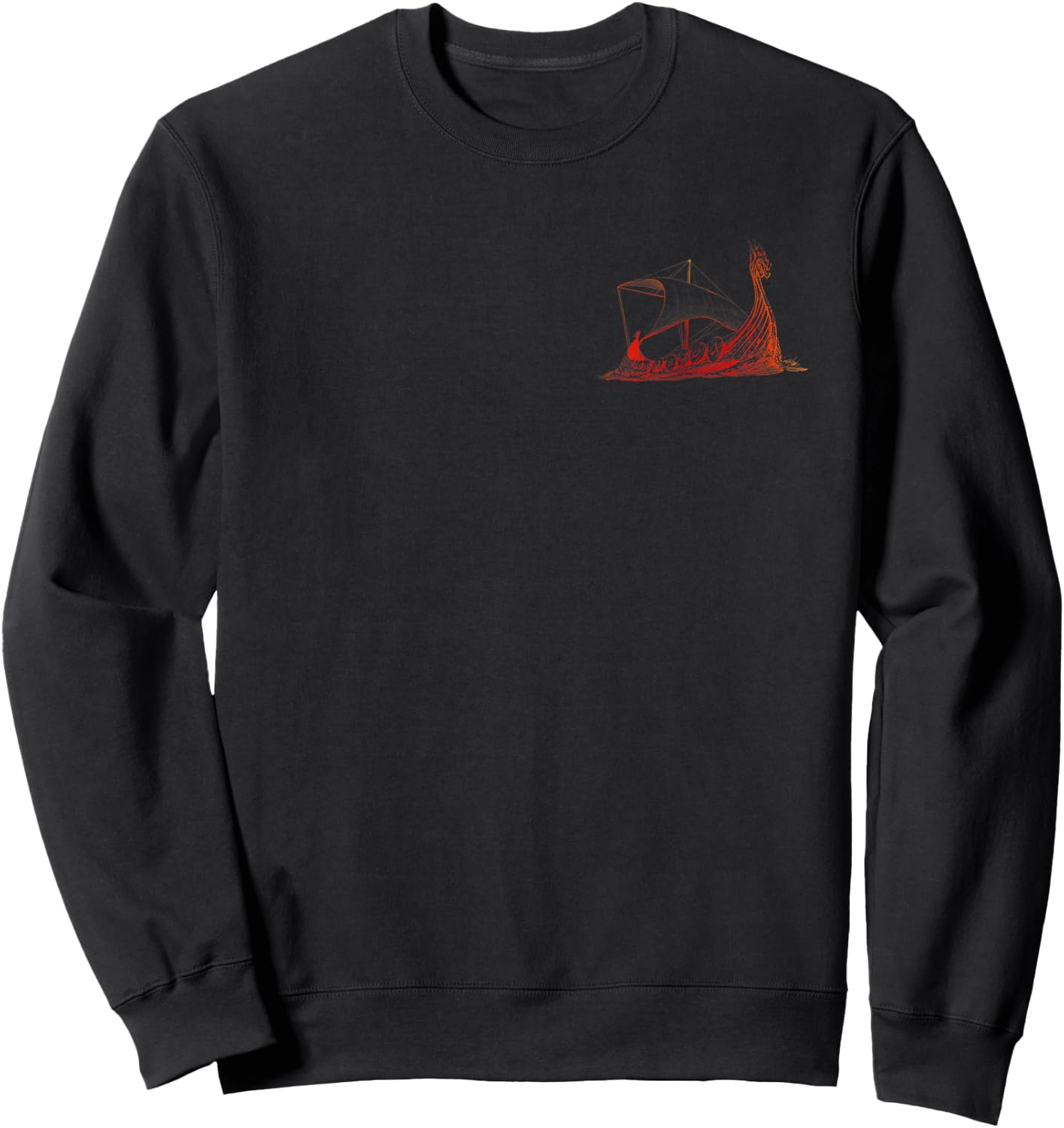 Viking World Tour Norse History Masculine Alpha Men Nordic Sweatshirt - Sweatshirt | Black