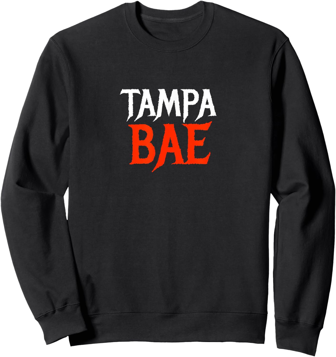 Tampa Bae Support Men Women Best Area Ever Ocean Sweatshirt - Sweatshirt | Black