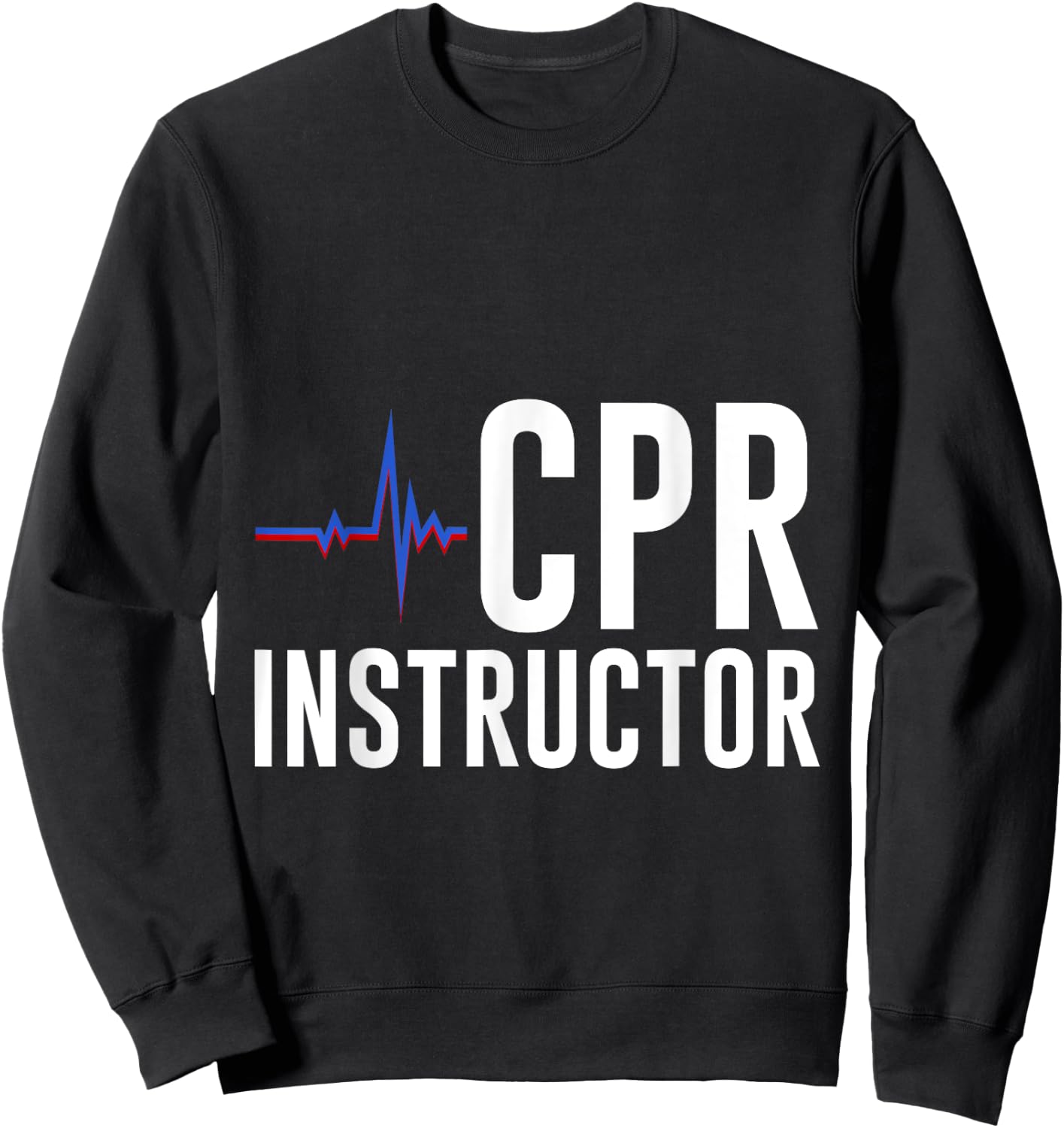 CPR Instructor Emergency Teaching Specialist Sweatshirt - Sweatshirt | Black