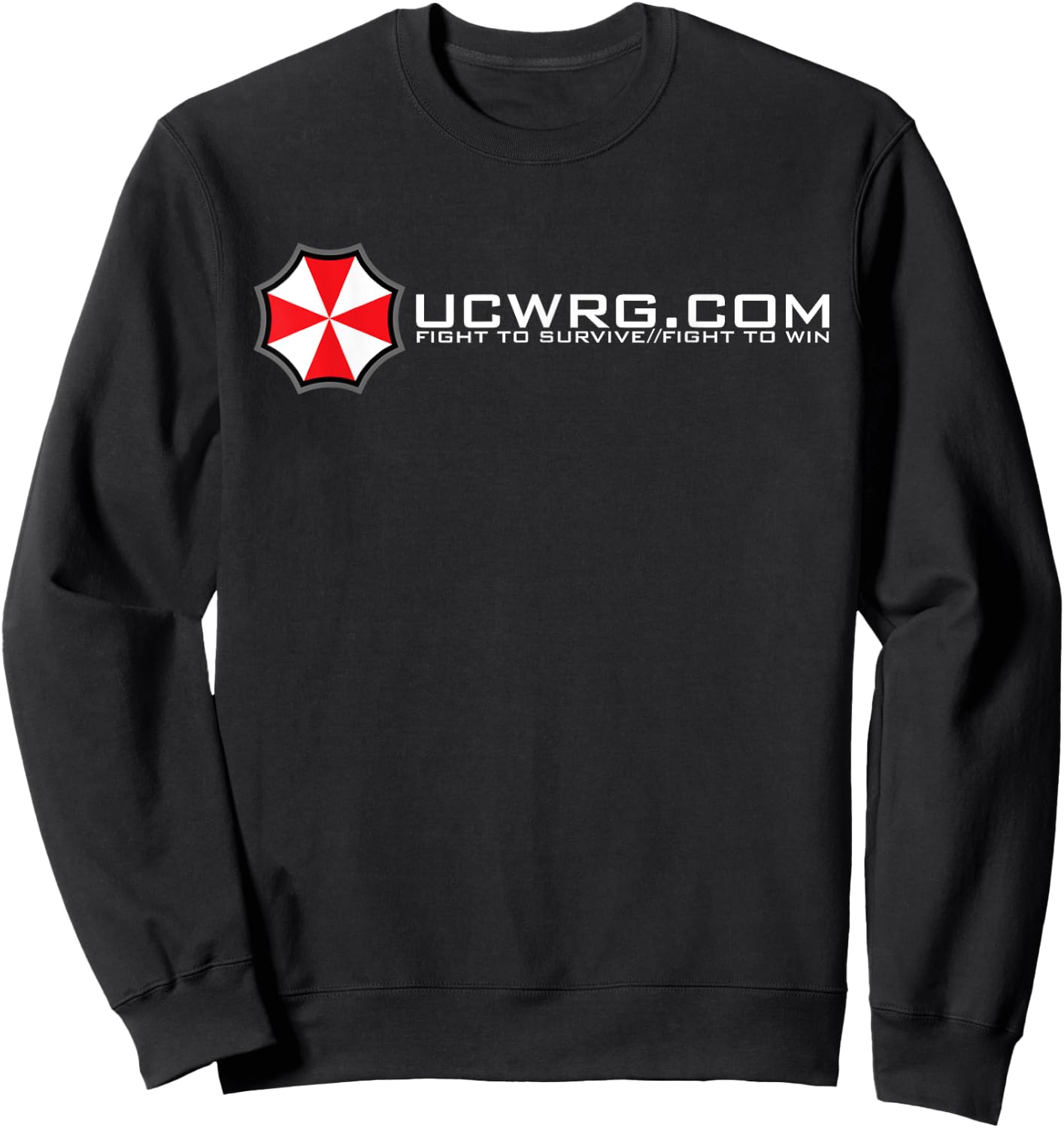 Umbrella Corporation Website , Fight to Survive Sweatshirt - Sweatshirt | Black