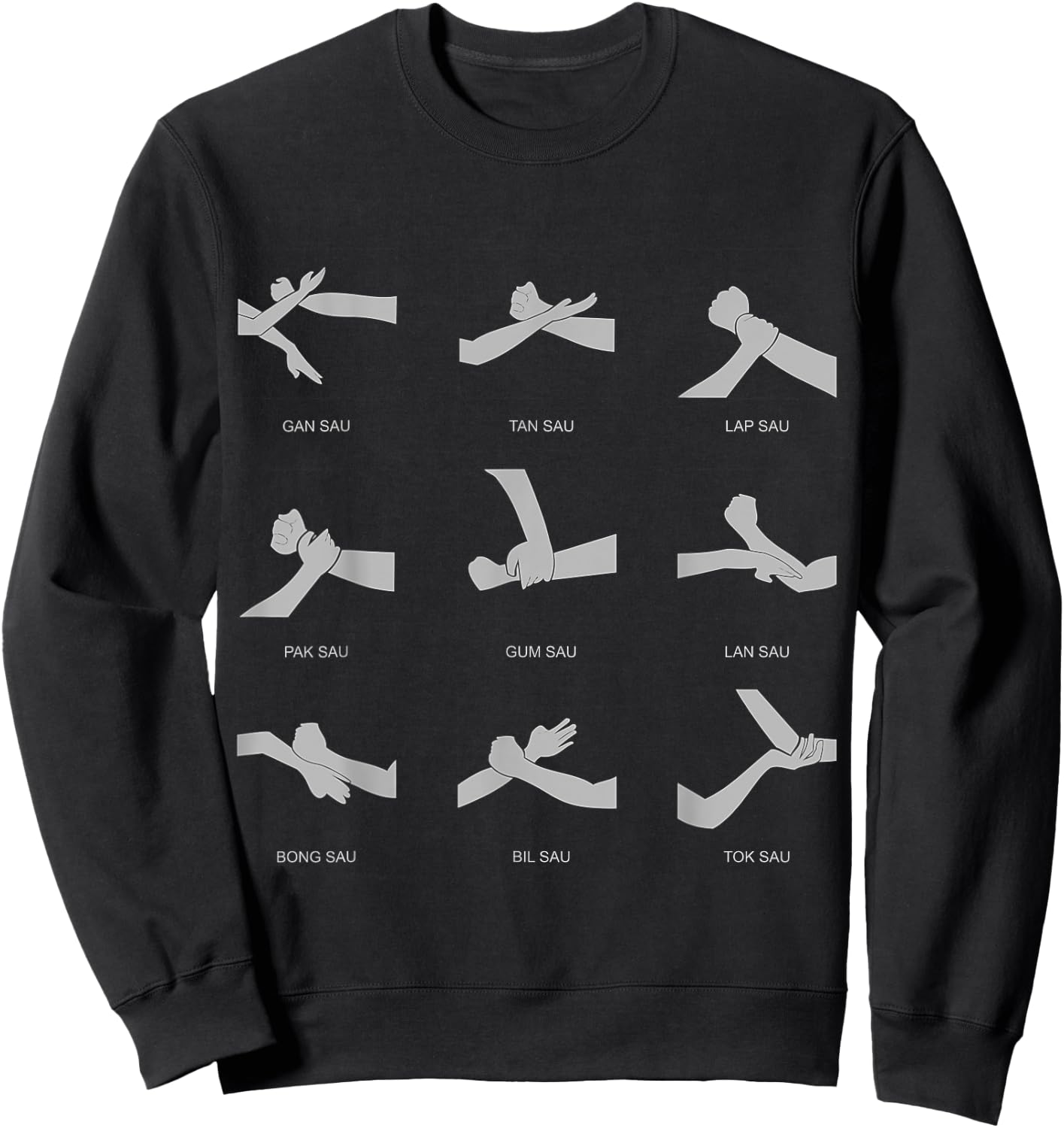 Wing Chun Kung Fu Martial Arts Gift Sweatshirt - Sweatshirt | Black