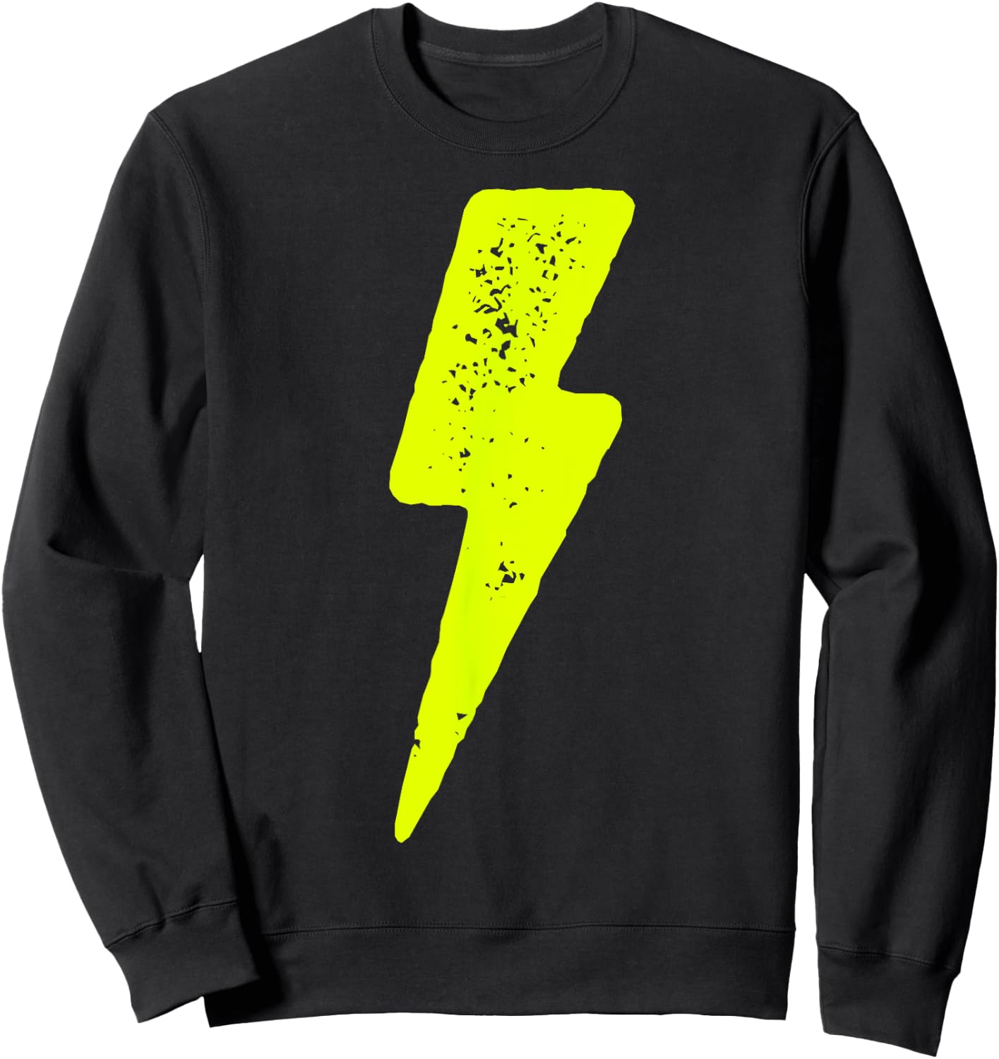 Cool Lightening bolt for sporty athletes teenagers kids Sweatshirt - Sweatshirt | Black