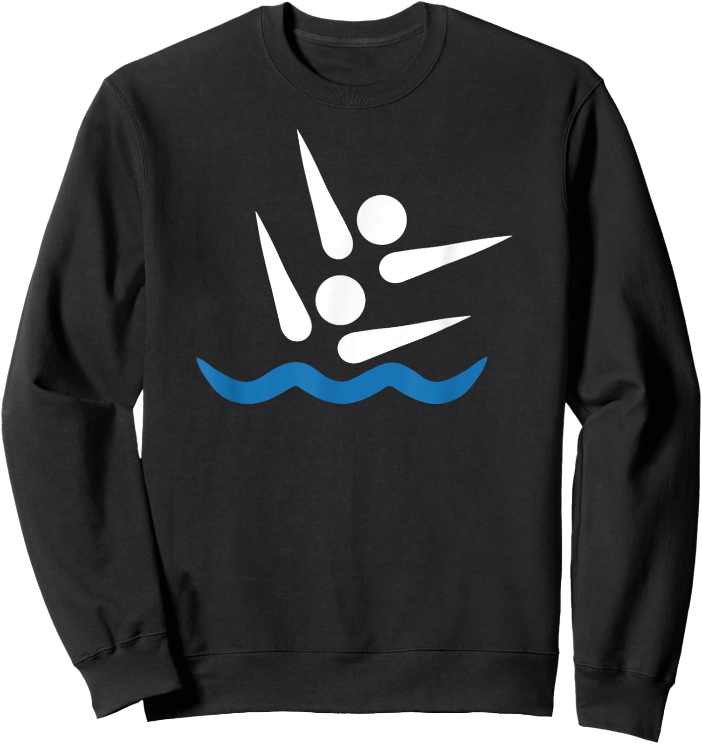 Synchronized swimming Sweatshirt - Sweatshirt | Black