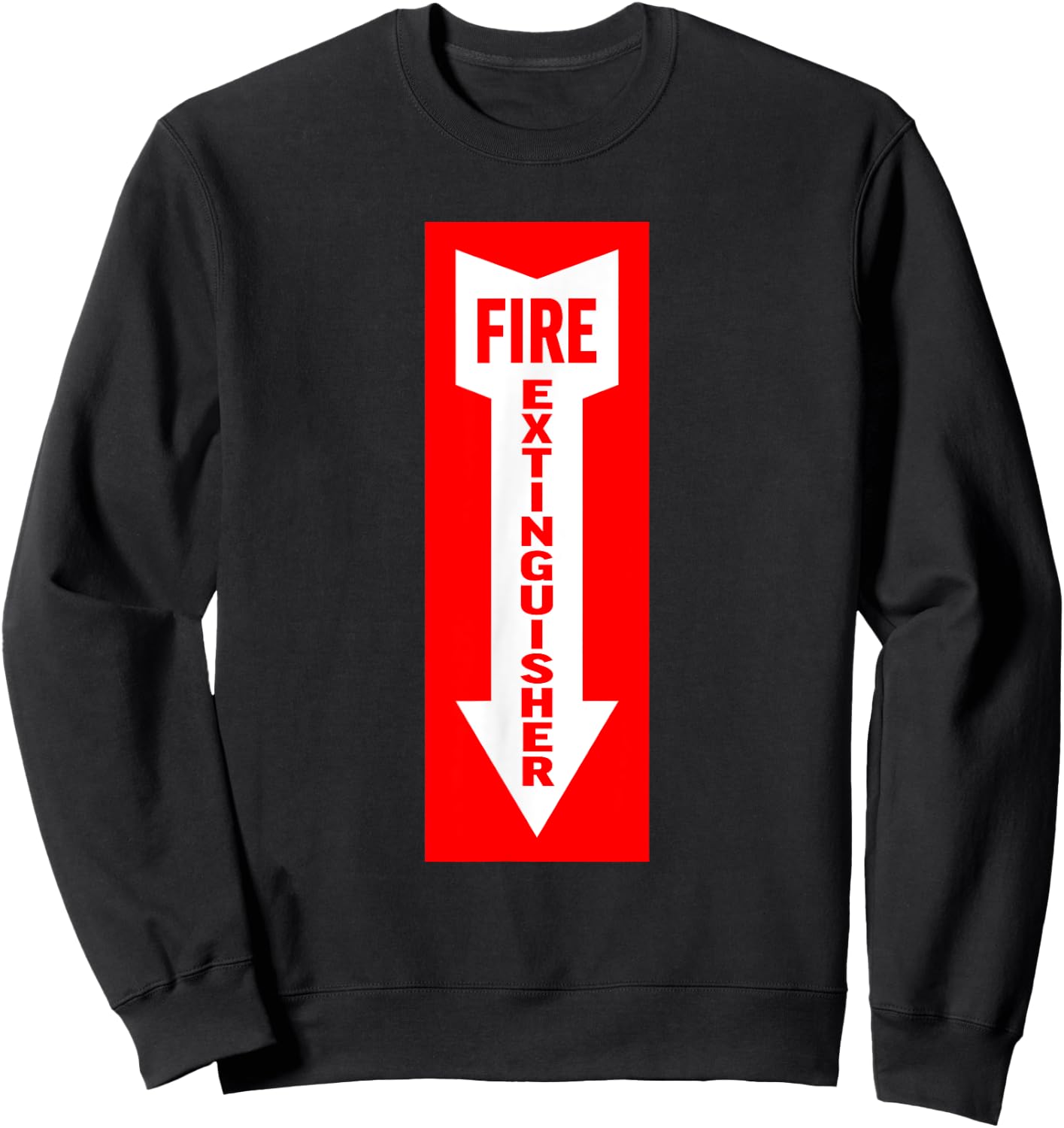 Fire Extinguisher Sweatshirt - Sweatshirt | Black