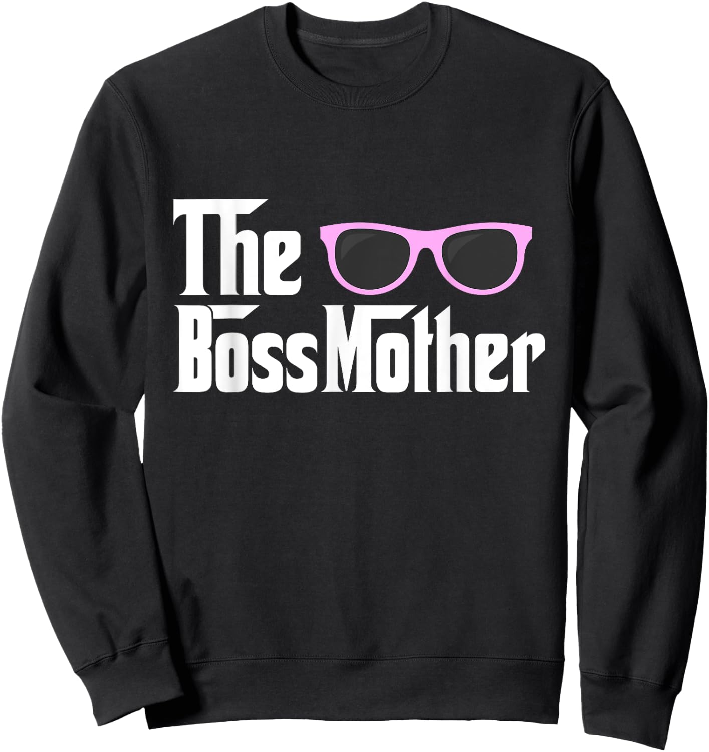 Mini Boss Father Mother Son Daughter Baby Matching Sweatshirt - Sweatshirt | Black