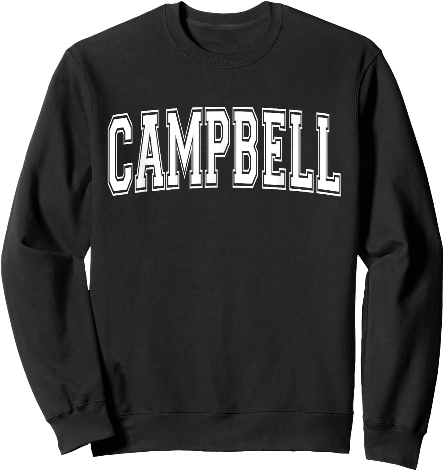 CAMPBELL CA CALIFORNIA USA Vintage Sports Varsity Style Sweatshirt - Sweatshirt | Black