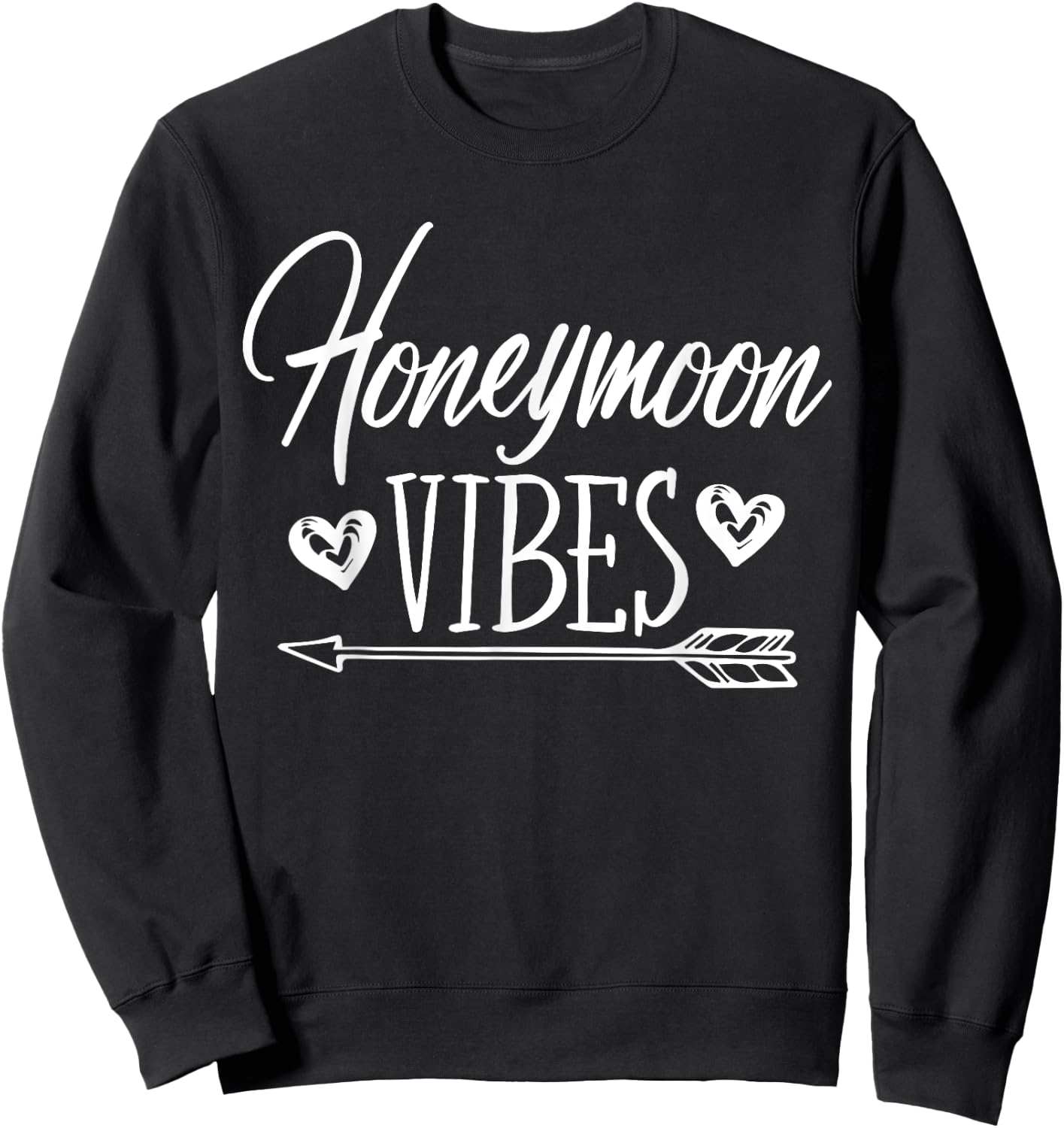 Newly Wed Matching Shirts Married Mrs Engaged Honeymoon Sweatshirt - Sweatshirt | Black
