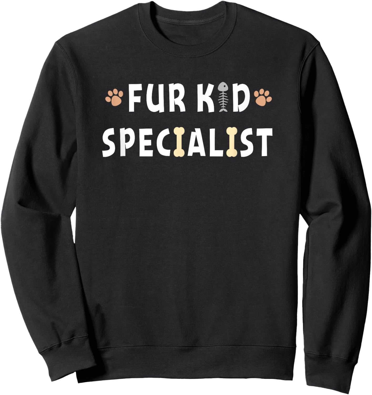 Cute Pet Sitter Doggy Daycare Dog Walker Cat Nanny Sitting Sweatshirt - Sweatshirt | Black