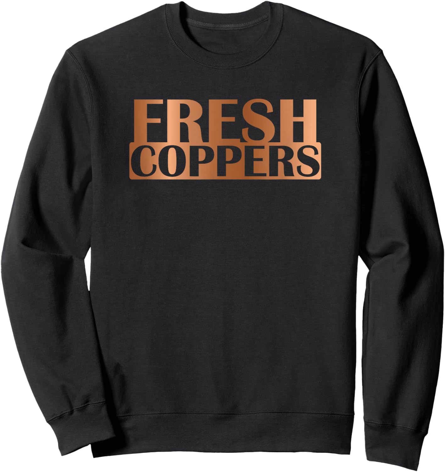Fresh Coppers Foams Sneaker Foamposite Match Sweatshirt - Sweatshirt | Black