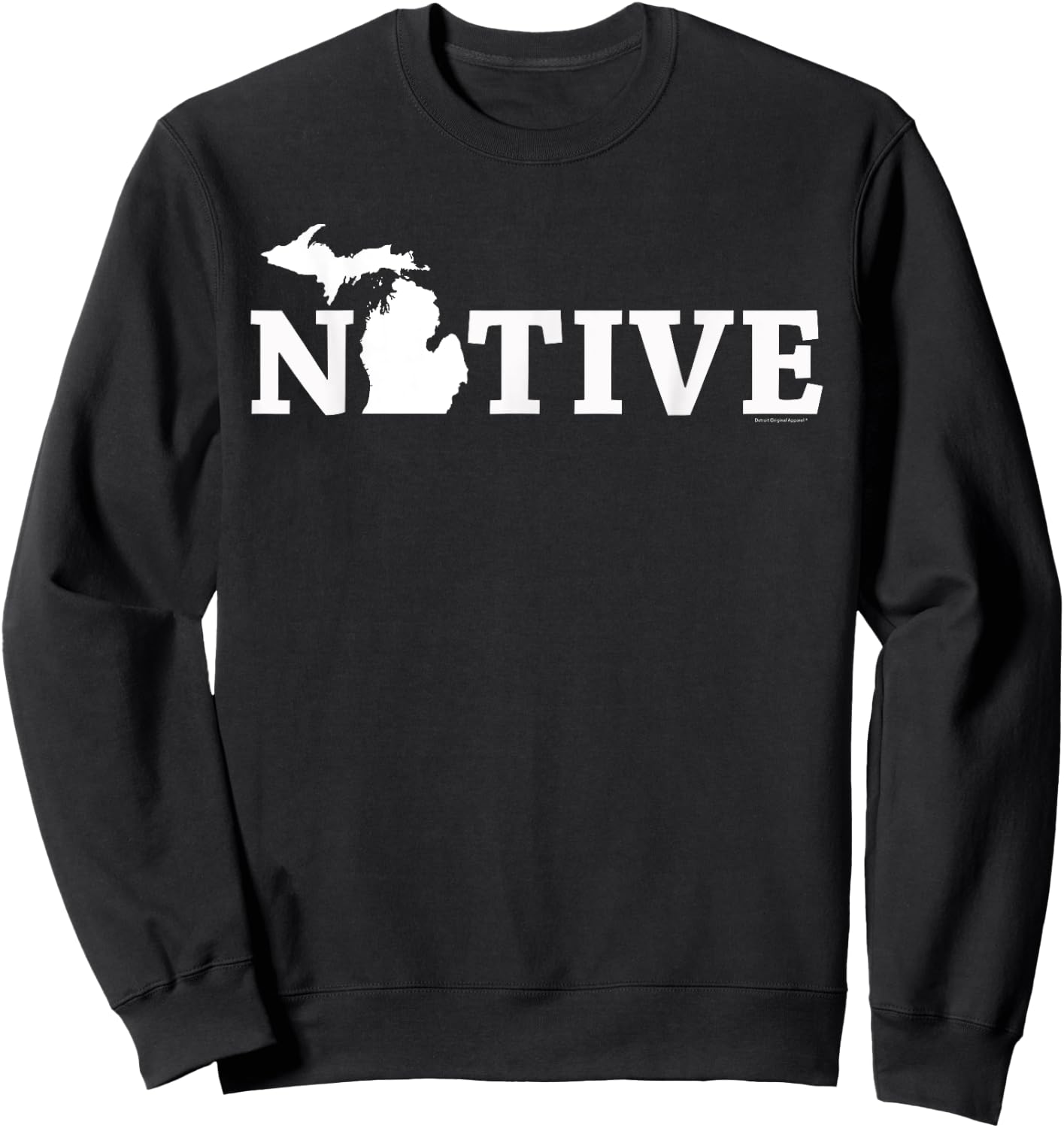 Michigan Midwest T Shirt - Mitten Shirt - Native Sweatshirt - Sweatshirt | Black