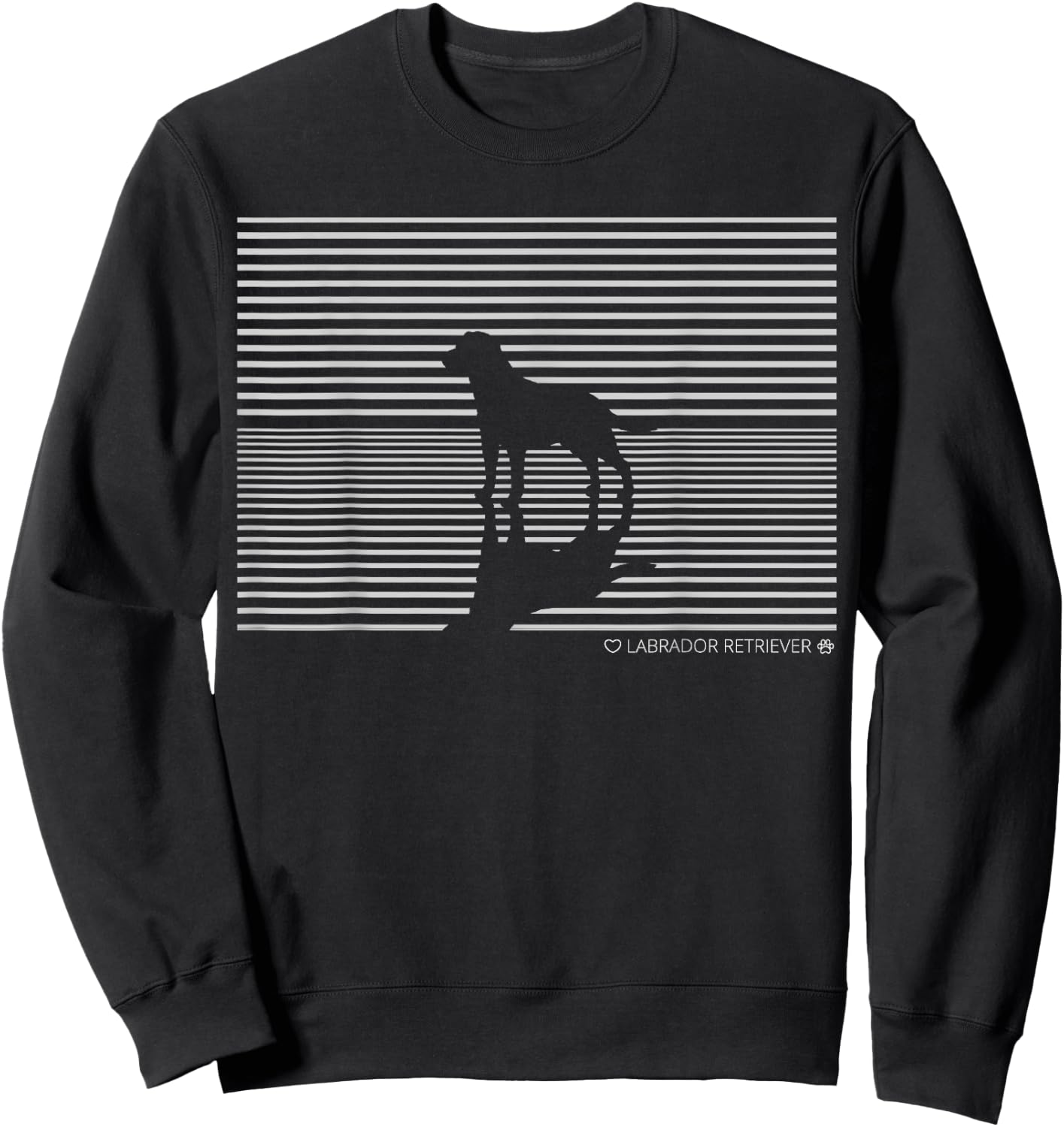 Labrador Retriever Lab Dog Women Kids Sweatshirt - Sweatshirt | Black