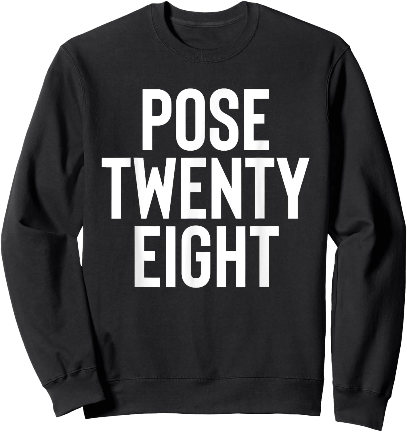 Pose 28 Twenty Eight Sweatshirt - Sweatshirt | Black