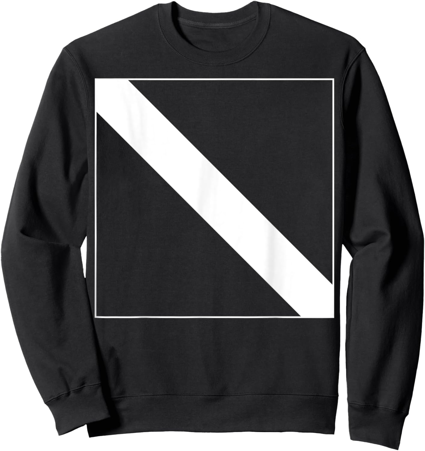 Dive Flag Scuba Diving Sweatshirt - Sweatshirt | Black