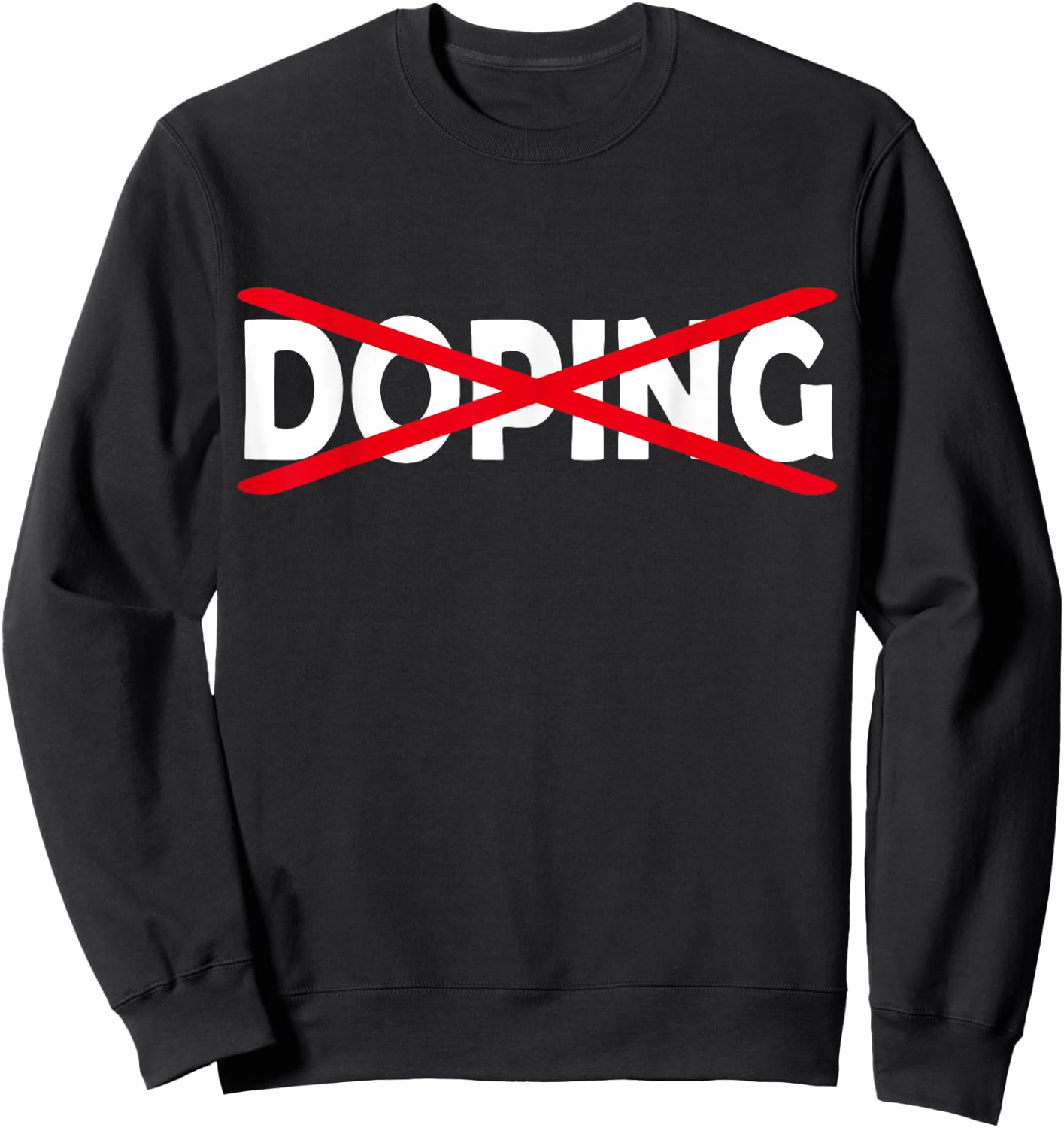 Anti Doping Shirt Sweatshirt - Sweatshirt | Black