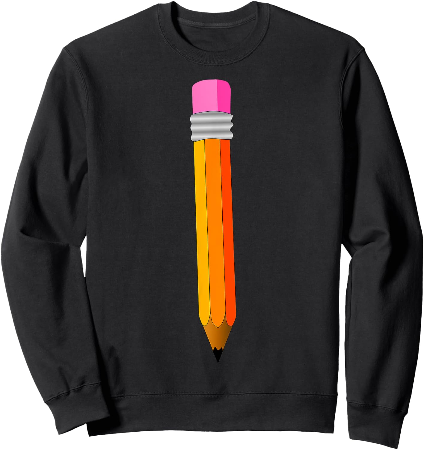 Pencil Costume Shirt Funny Office School Supply Product Sweatshirt - Sweatshirt | Black