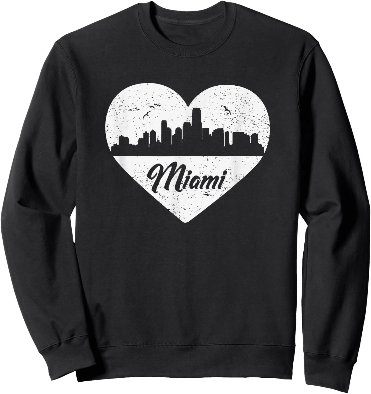 I Love Miami - Miami Shirt Gift Miami Travel Sweatshirt - Sweatshirt | Black