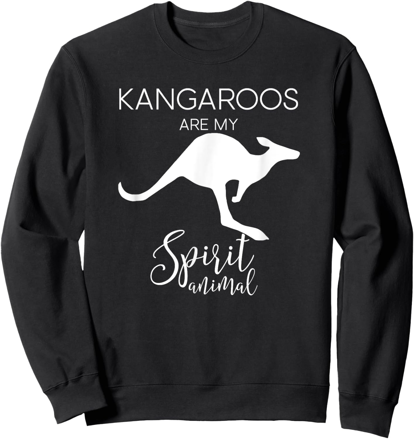 Kangaroo Joey Spirit Animal J000384 Sweatshirt - Sweatshirt | Black