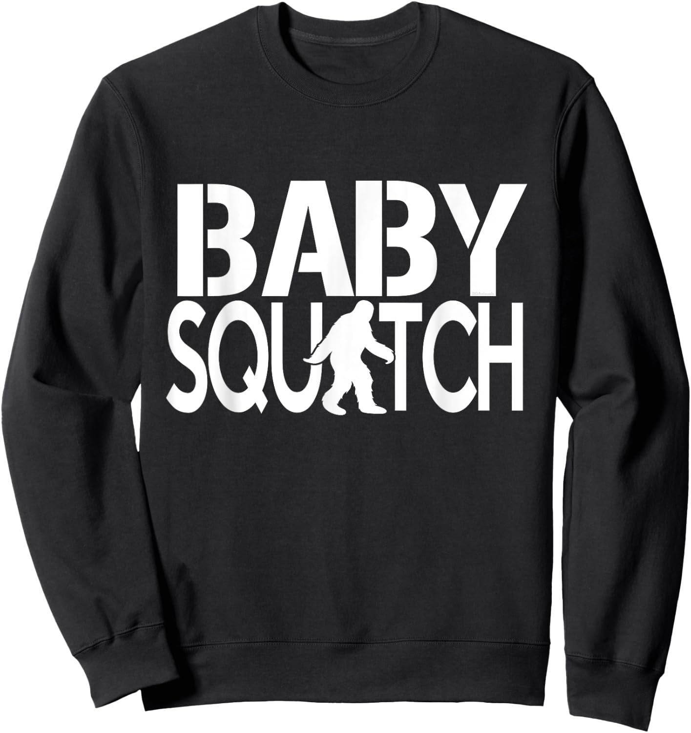 Baby Squatch Shirt Sasquatch Bigfoot Sweatshirt - Sweatshirt | Black