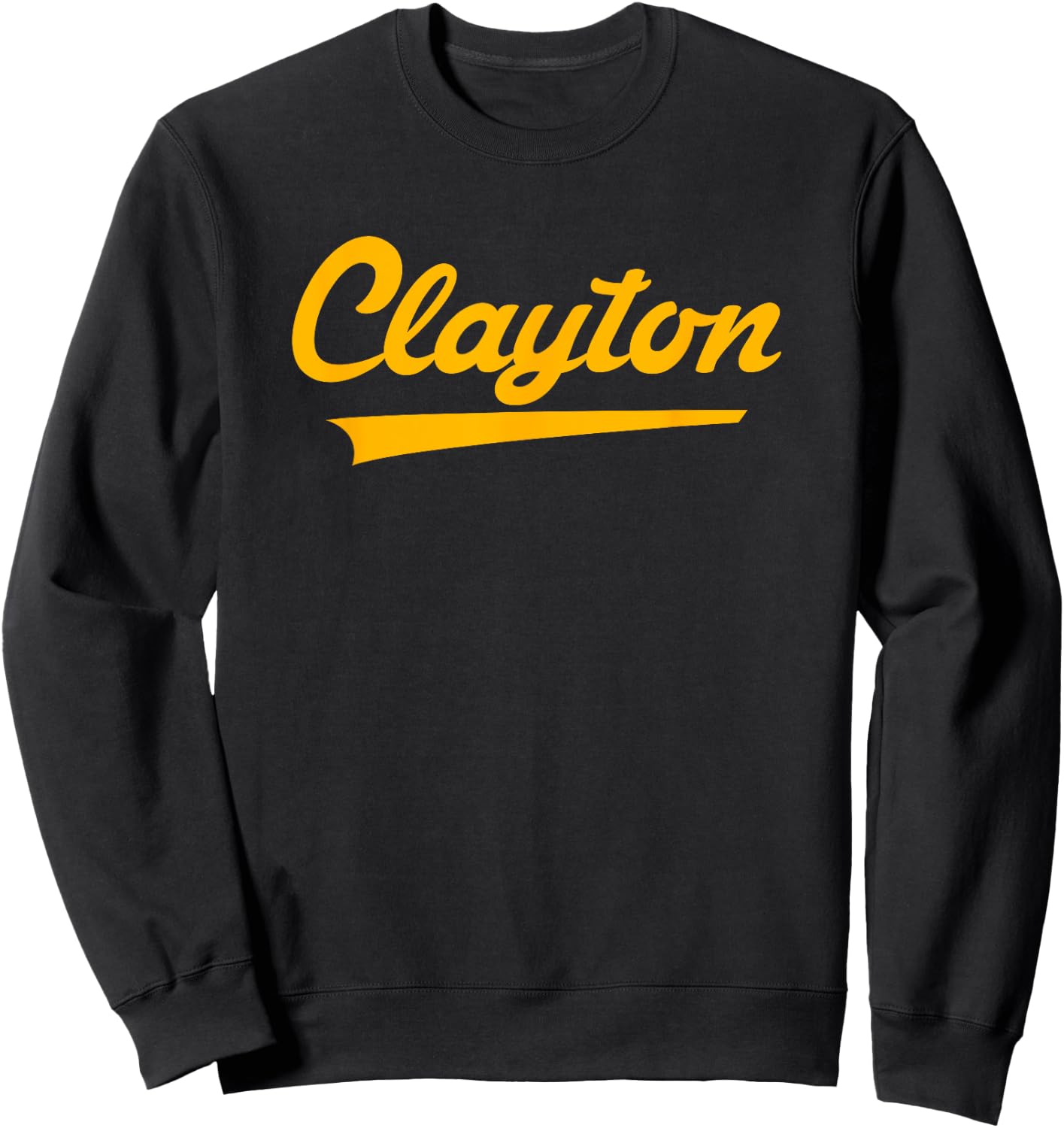 Clayton High School Vintage Swoosh Sweatshirt - Sweatshirt | Black