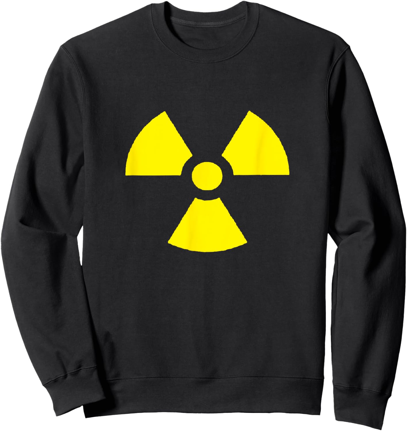 Nuclear Warning Radiology Danger Sign Radioactivity Sweatshirt - Sweatshirt | Black