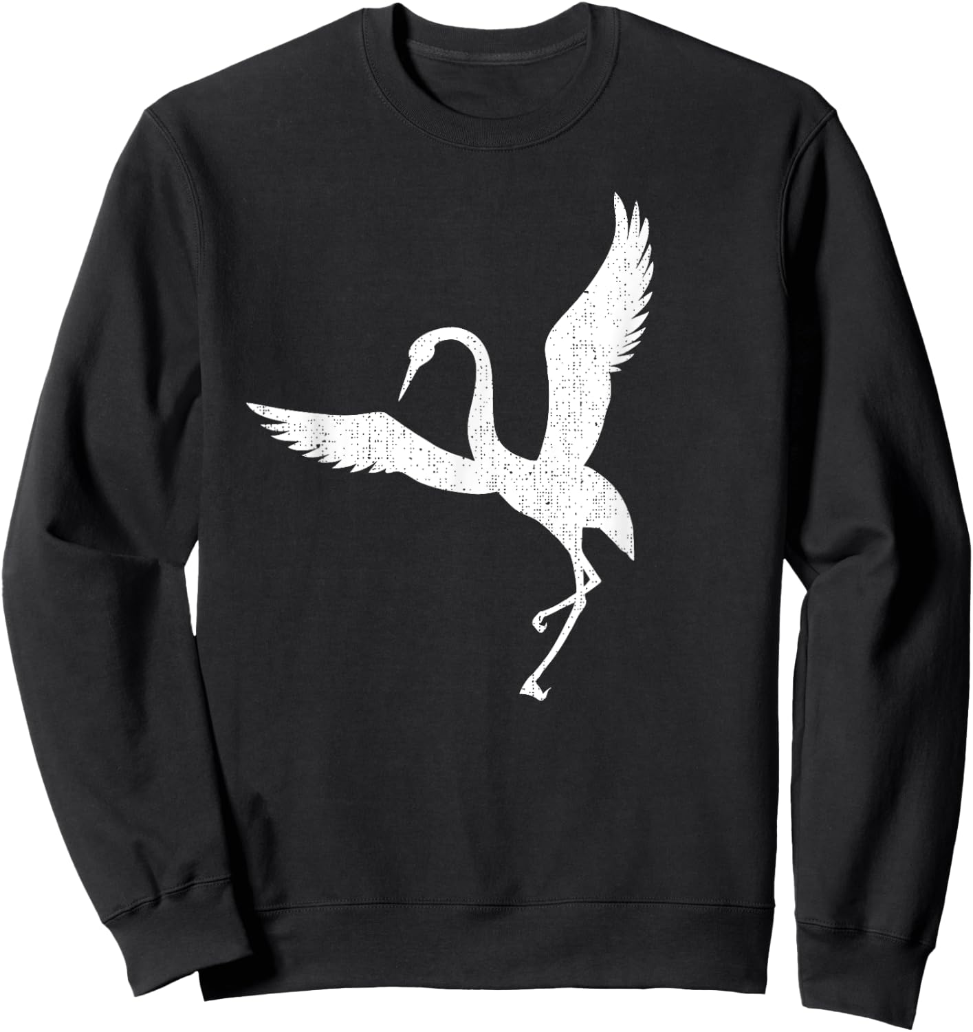 Sandhill Crane Heron design Sweatshirt - Sweatshirt | Black