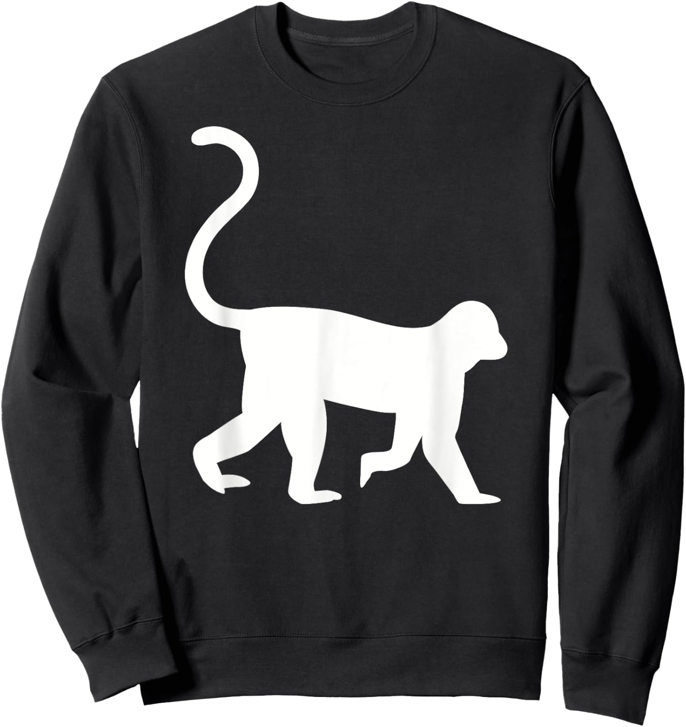 Walking monkey Sweatshirt - Sweatshirt | Black