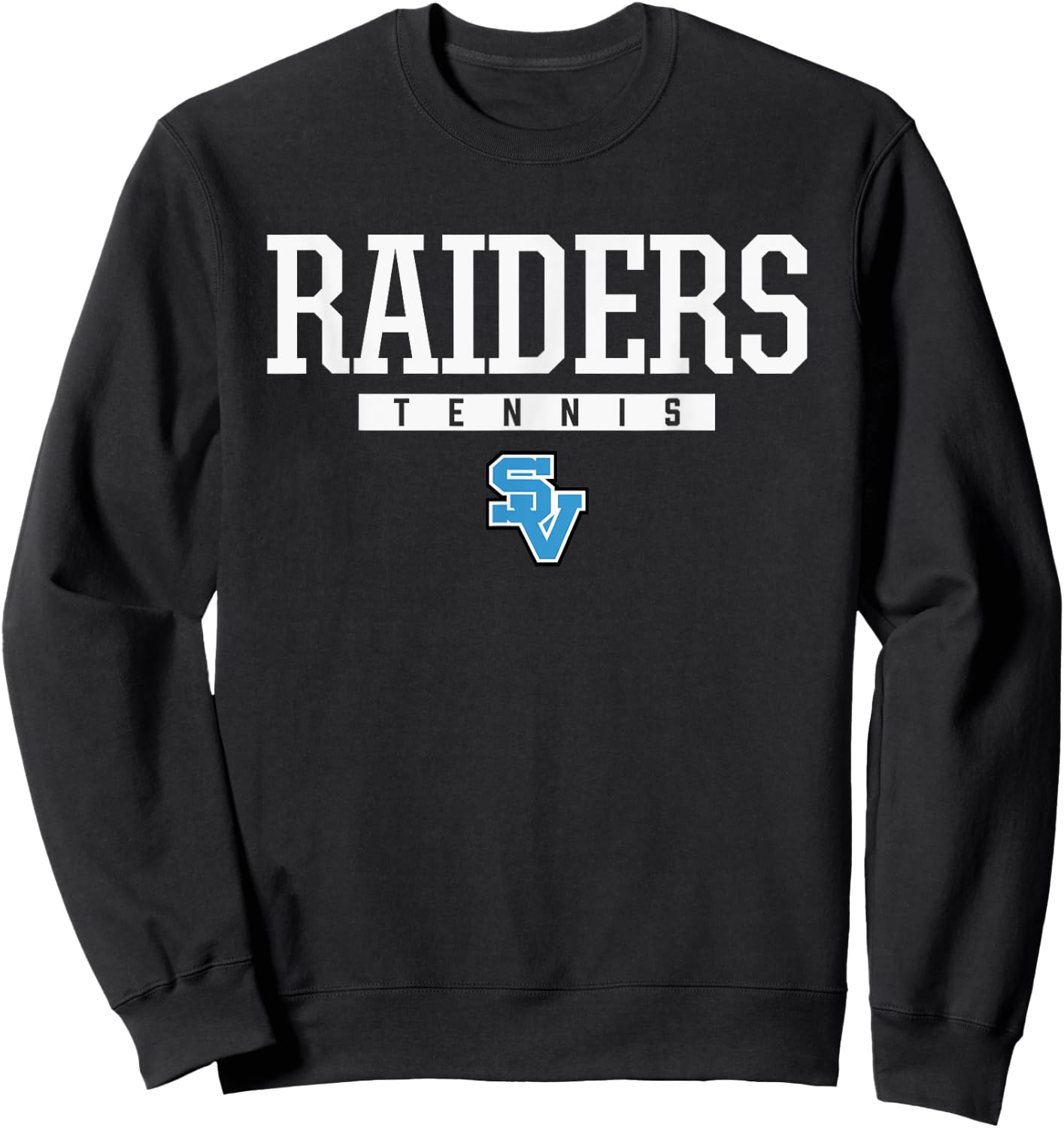 Seneca Valley Raiders Logo Tennis HS Sweatshirt - Sweatshirt | Black