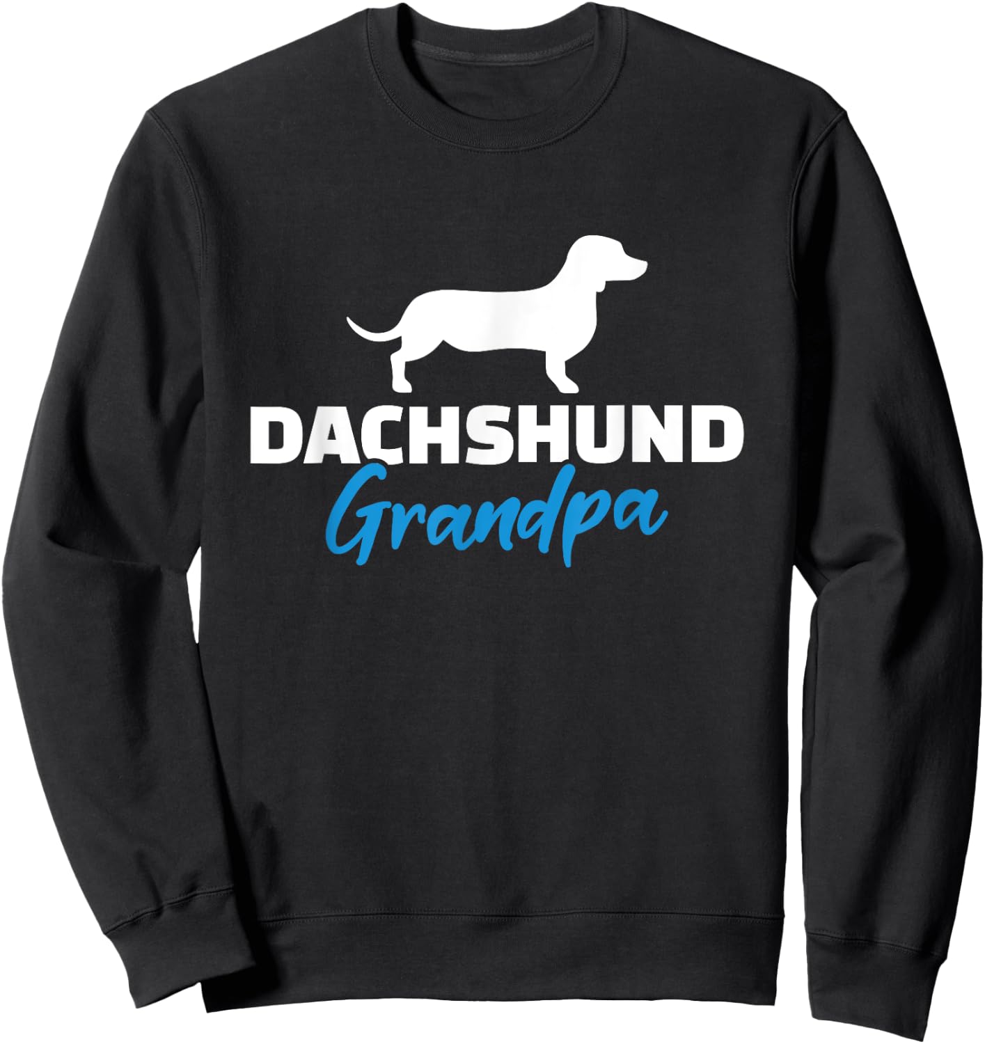 Dachshund Grandpa Sweatshirt - Sweatshirt | Black