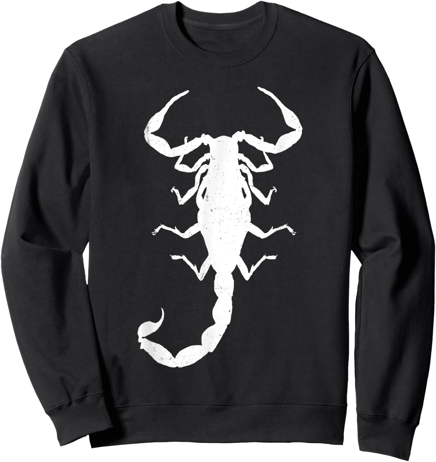 Cool Scorpion Design , Women, Teens Kids White Print Sweatshirt - Sweatshirt | Black