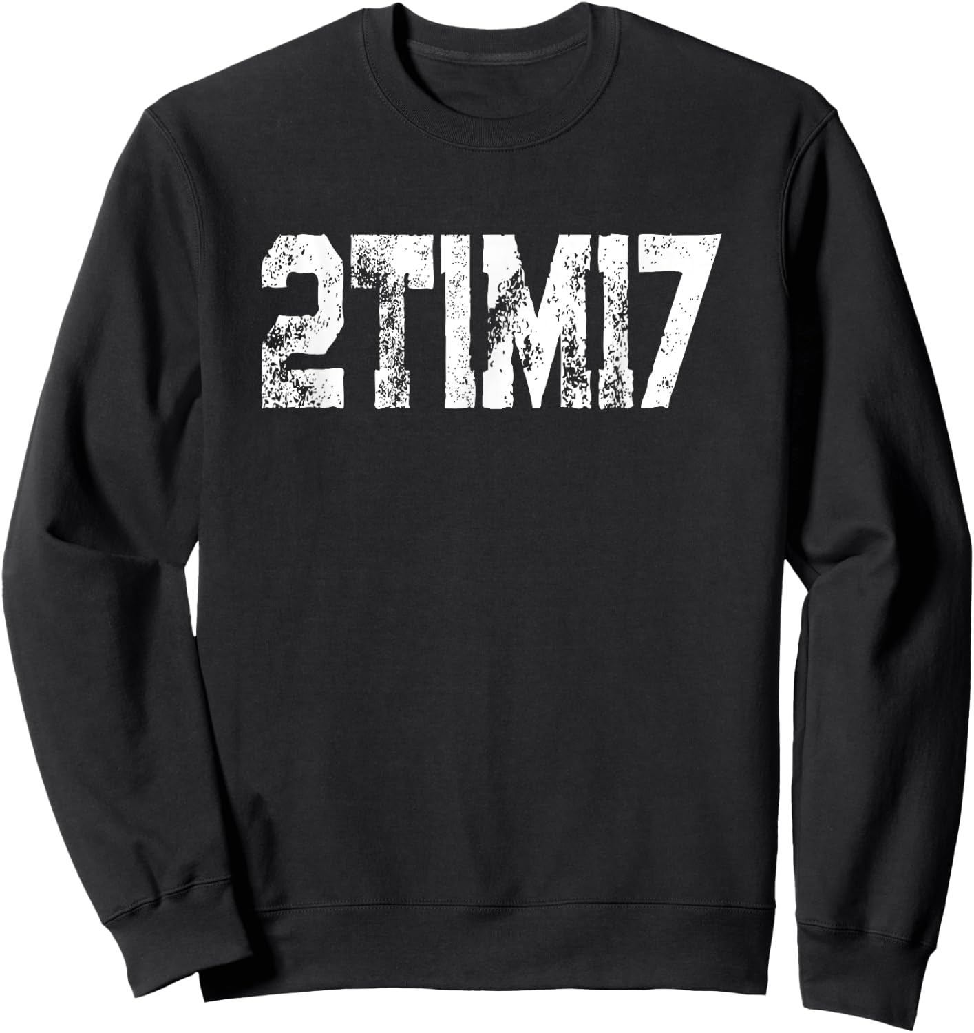 Bible Verse 2 Timothy 1 7 Spirit Power Scripture Sweatshirt - Sweatshirt | Black
