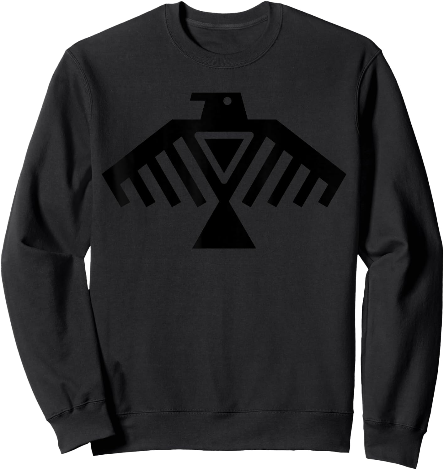 Native American Thunderbird Symbol Sweatshirt - Sweatshirt | Black