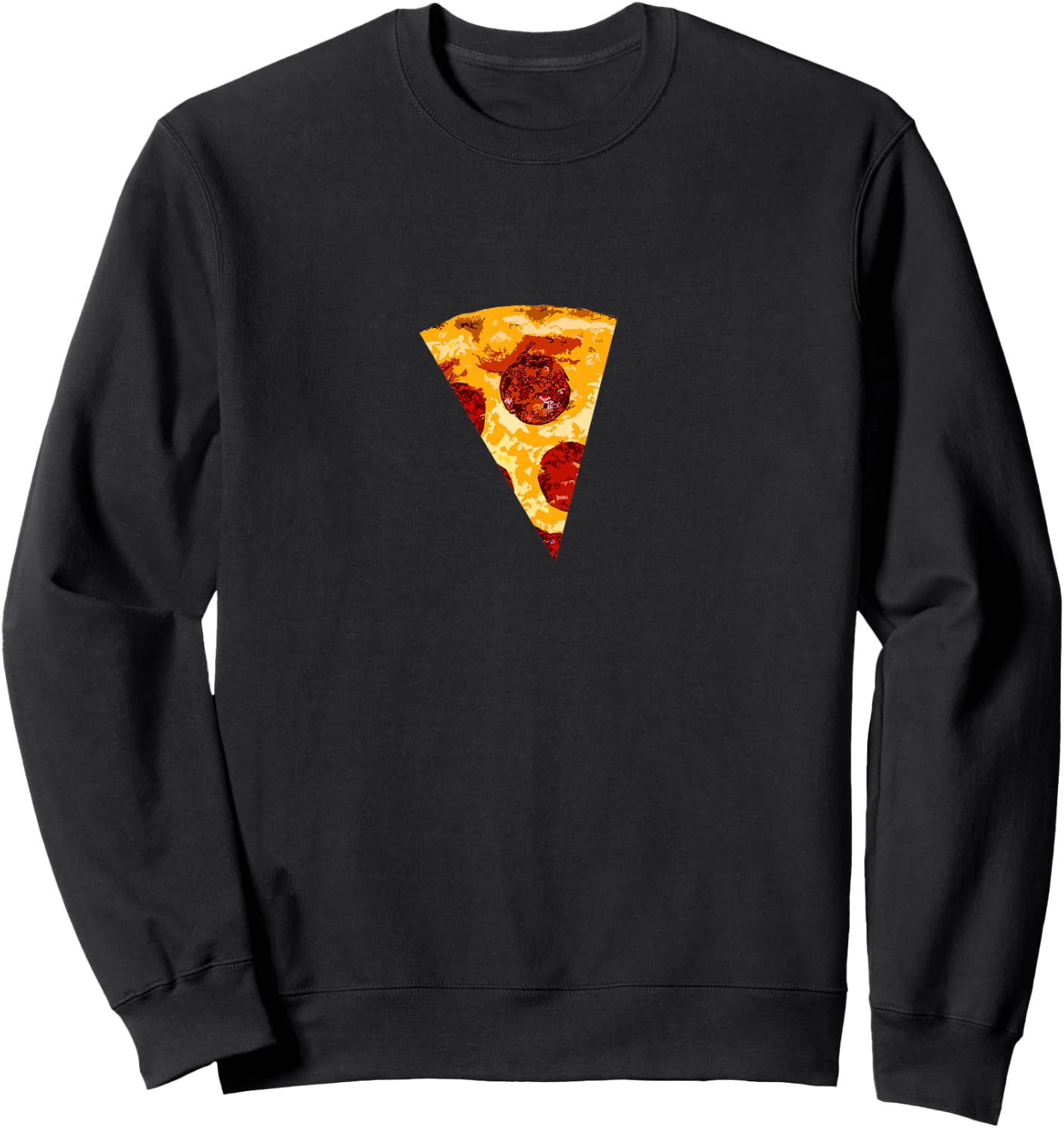 MATCHING PIZZA Shirts Son or Daughter and Dad or Mom Slice Sweatshirt - Sweatshirt | Black