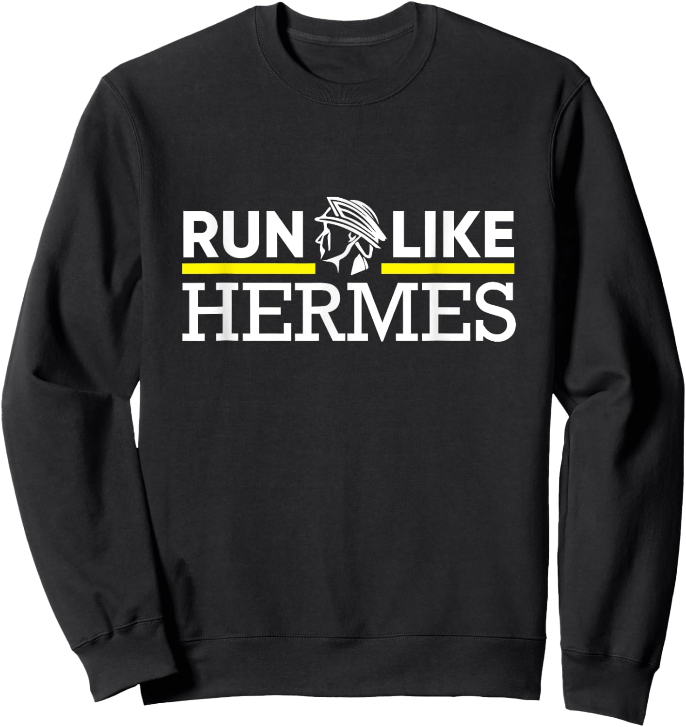 Run Like Hermes Sweatshirt - Sweatshirt | Black