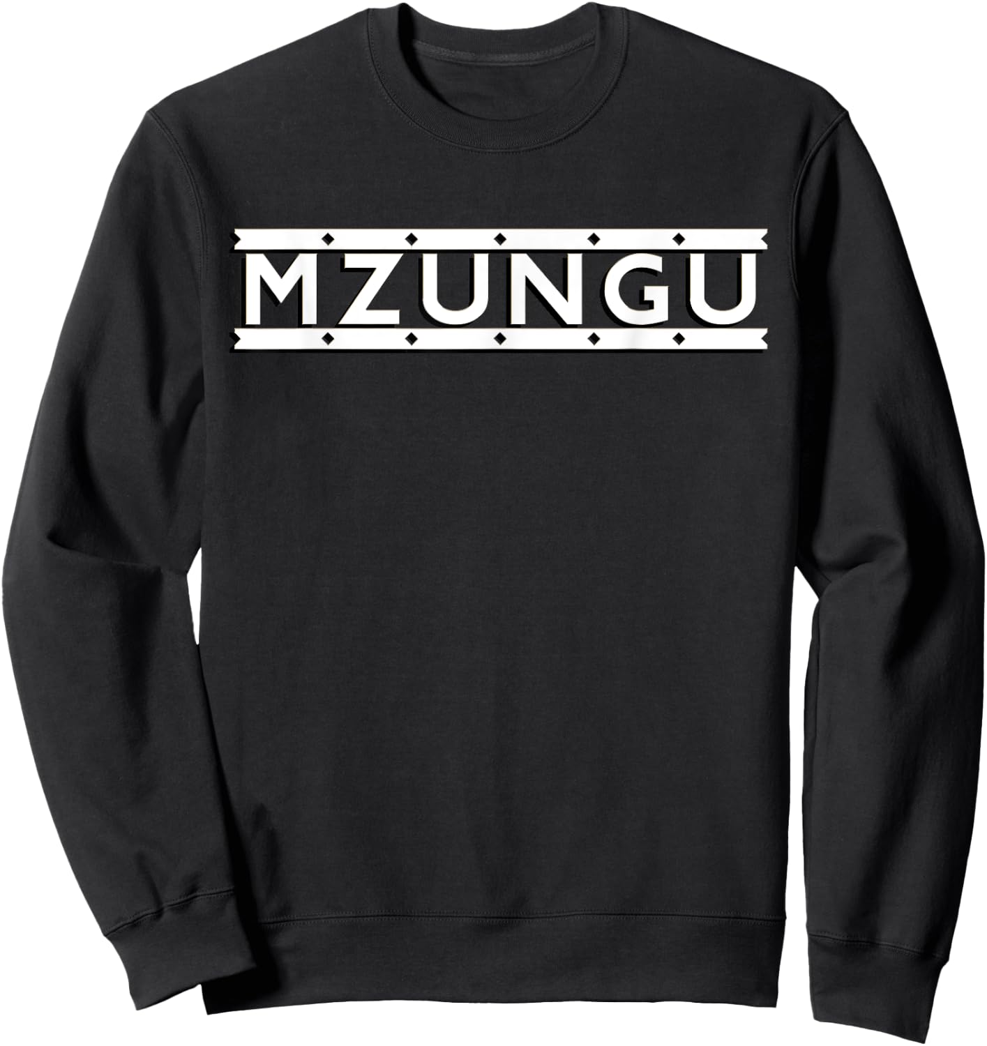 Mzungu Gift Sweatshirt - Sweatshirt | Black