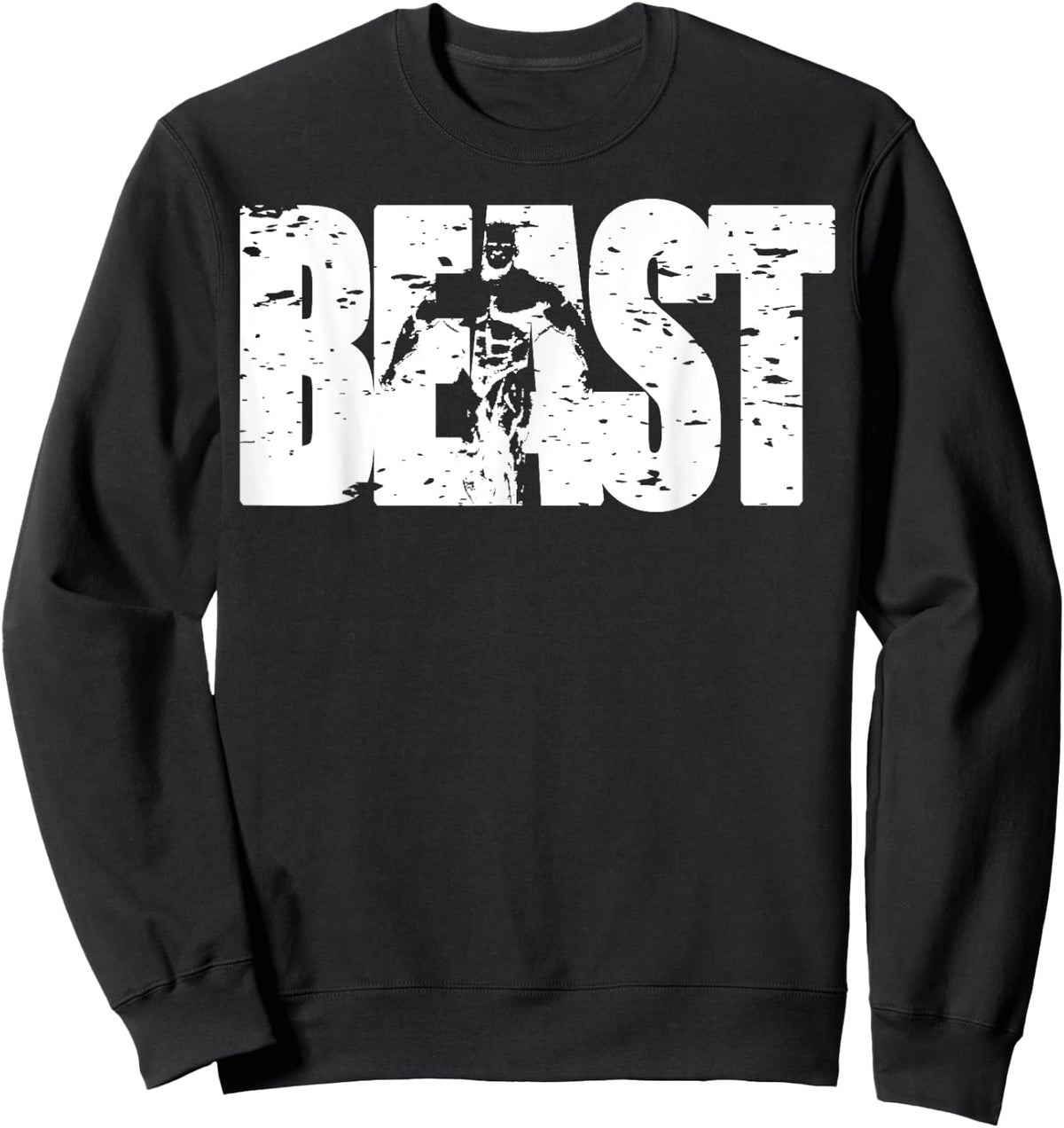 Beast Workout Clothes Gym Activewear Fitness Yoga. Sweatshirt - Sweatshirt | Black