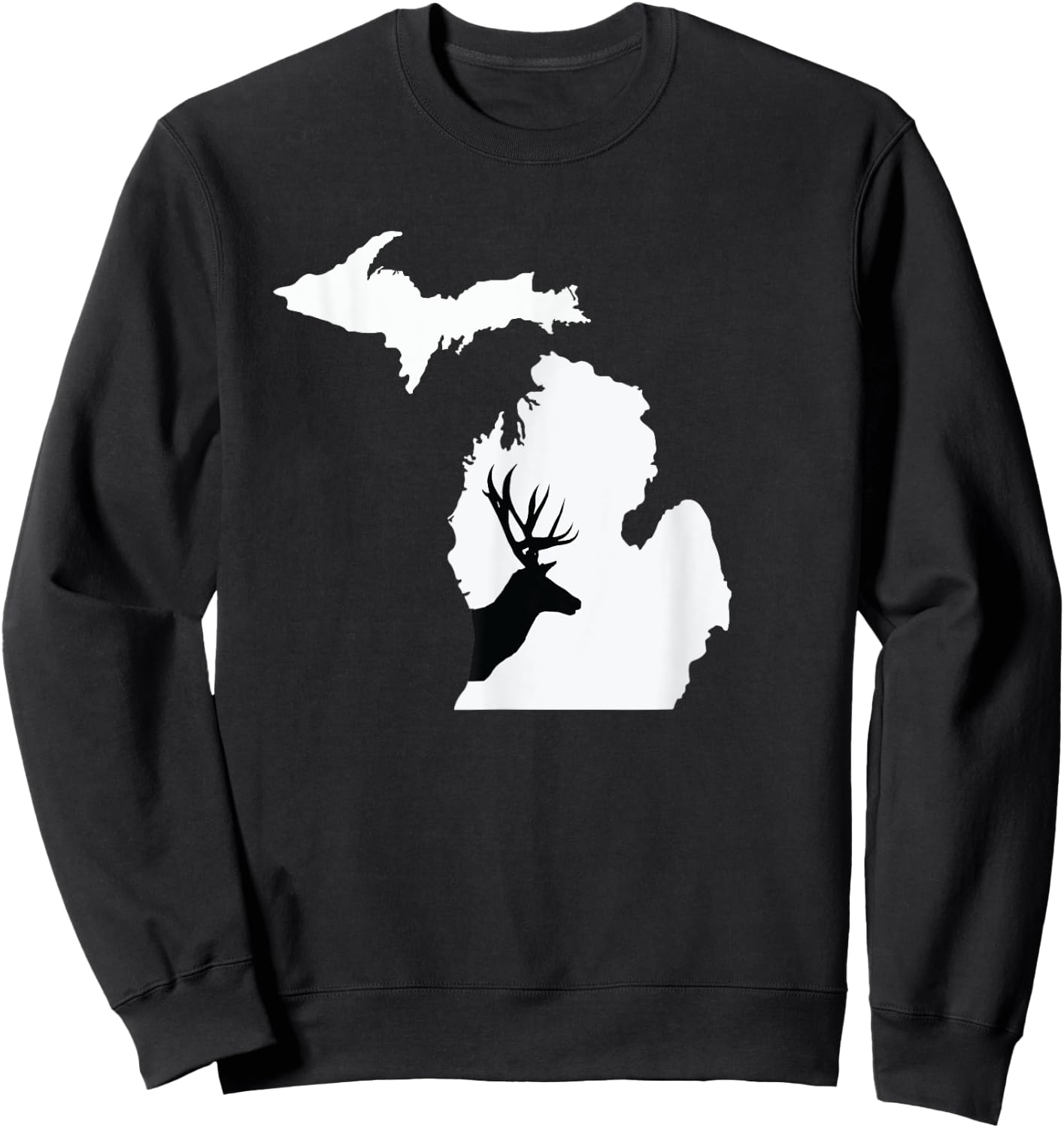 Michigan Deer Hunting Shirt Sweatshirt - Sweatshirt | Black