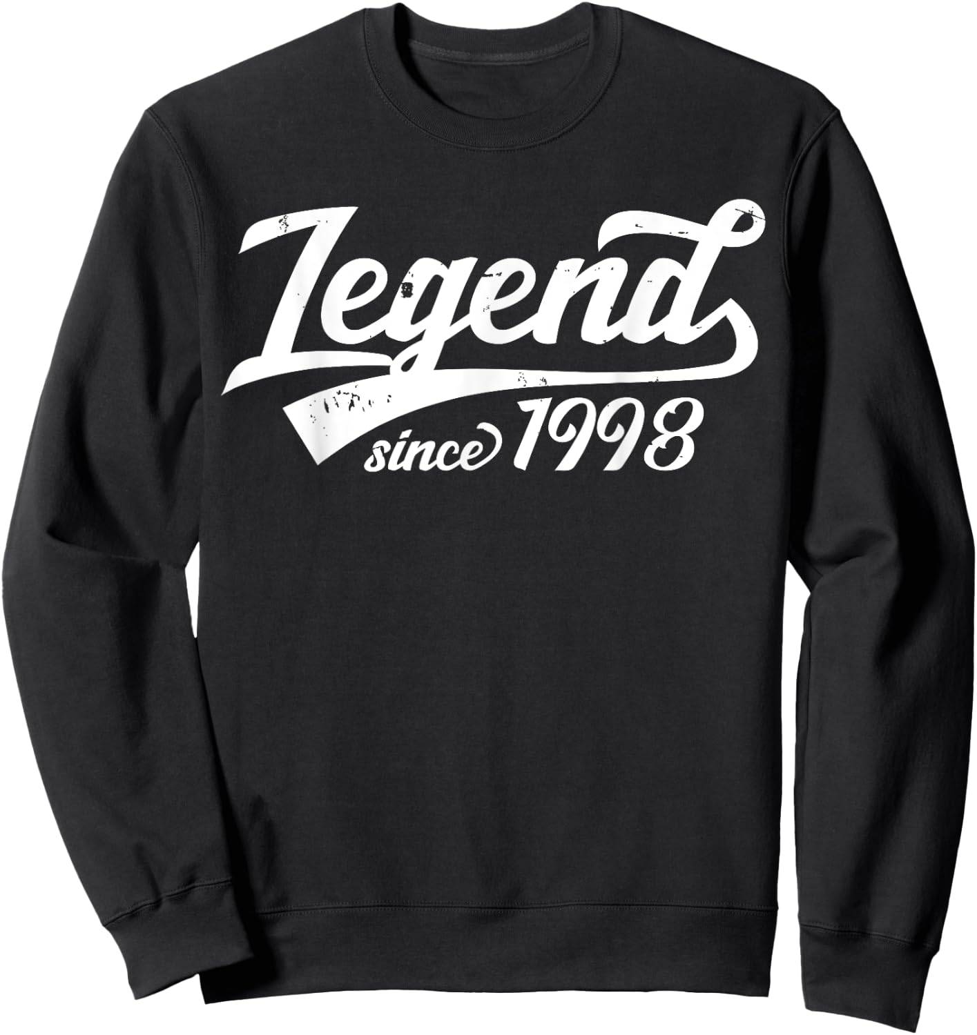 Legend Since 1998 27th Birthday 27 Years Old Vintage Gift Sweatshirt - Sweatshirt | Black