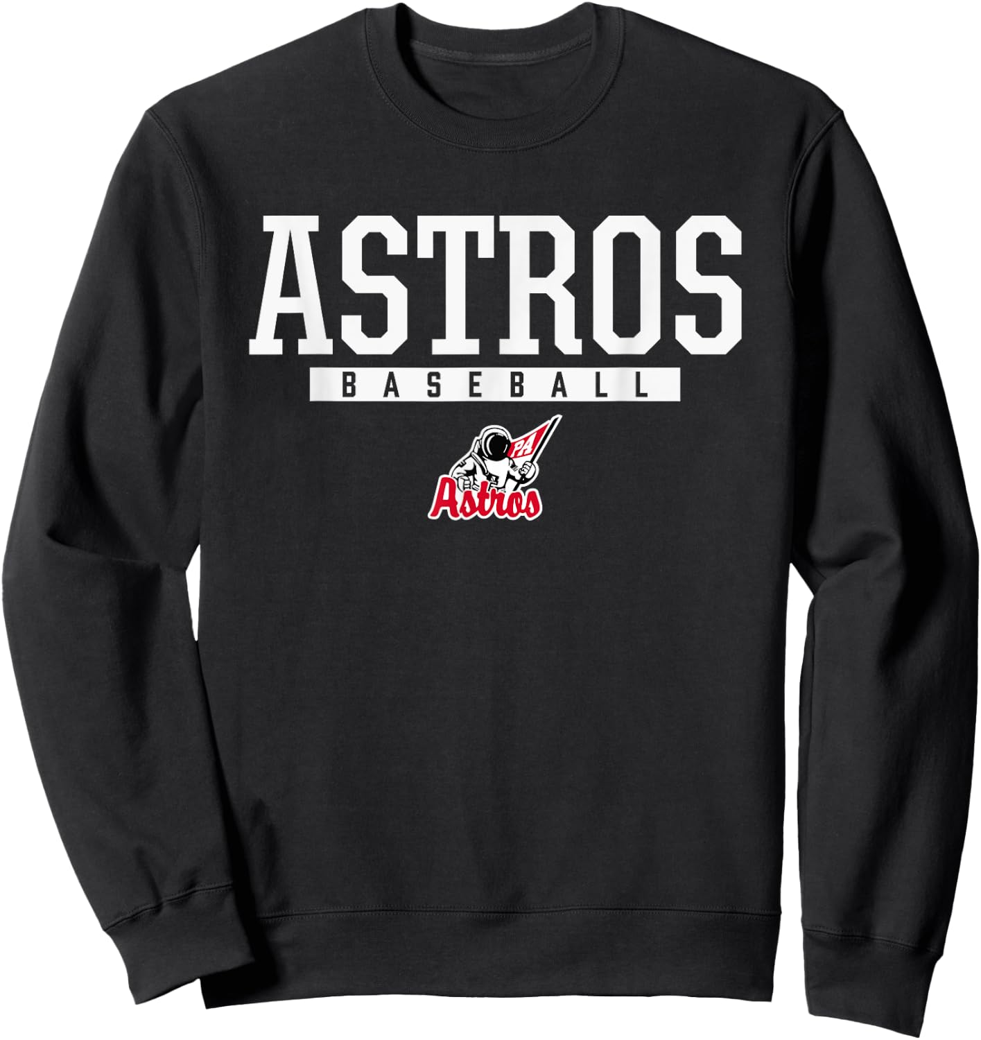 Pinkerton Astros Logo Baseball HS Sweatshirt - Sweatshirt | Black