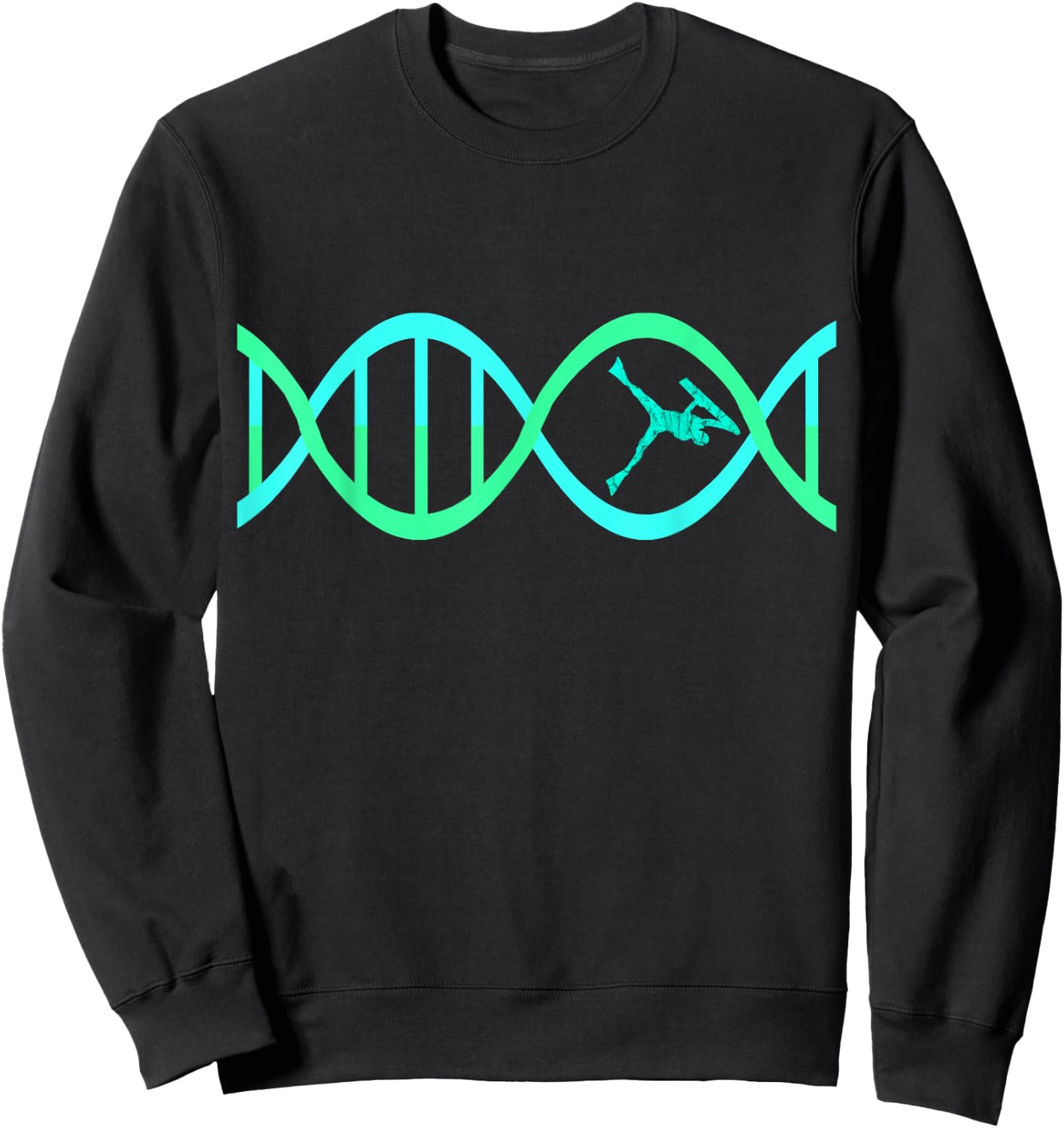 Bodyboarder DNA Bodyboarding Genetic Watersport Sweatshirt - Sweatshirt | Black