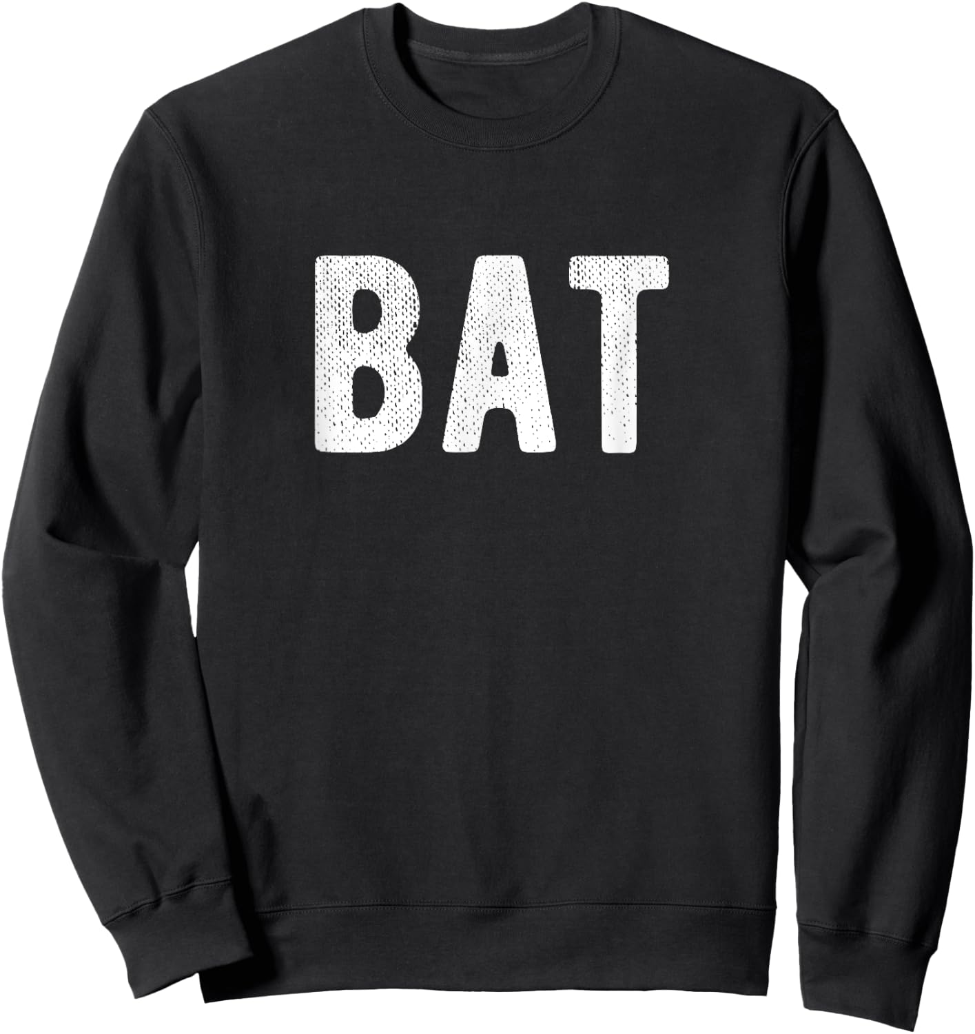 Bat Shit or Batshit Crazy Matching couple Halloween costume Sweatshirt - Sweatshirt | Black