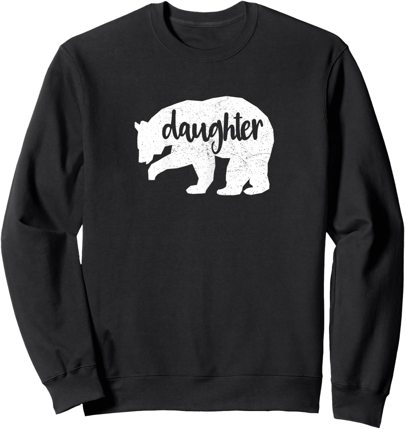 DAUGHTER BEAR Family Kids Sweatshirt - Sweatshirt | Black