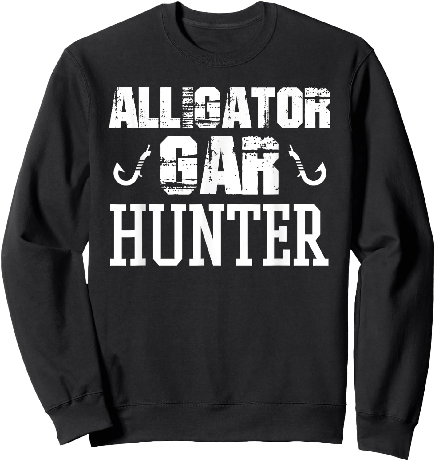 Alligator Gar Fishing Hunter Hobby T Shirt Sweatshirt - Sweatshirt | Black