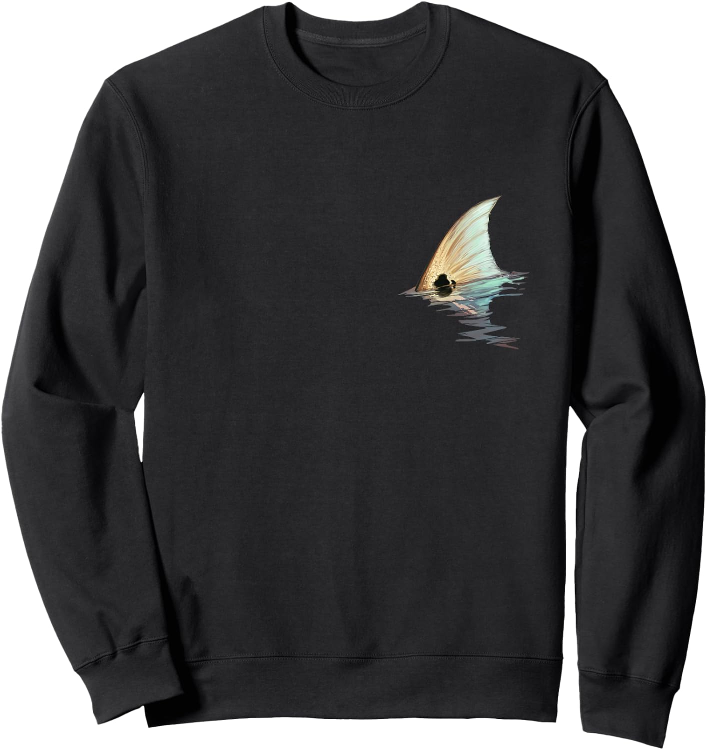 Tailing Redfish | Redfish Tail | Red Drum Fish Shirt Sweatshirt - Sweatshirt | Black