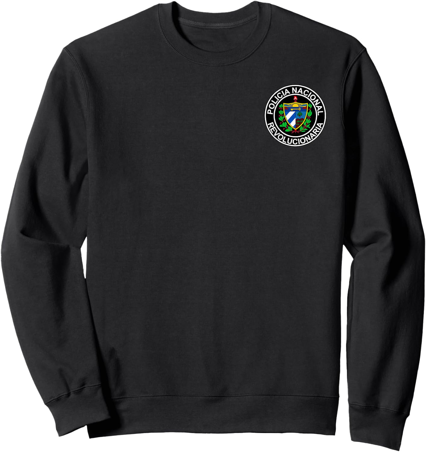 PNR Policia Nacional Revolucionaria Cuba Police Sweatshirt - Sweatshirt | Black