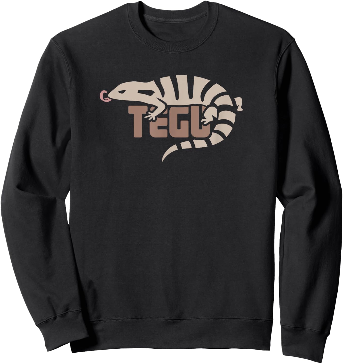 Pet Tegu / Cool Tegus Reptile Lizard Gift Sweatshirt - Sweatshirt | Black